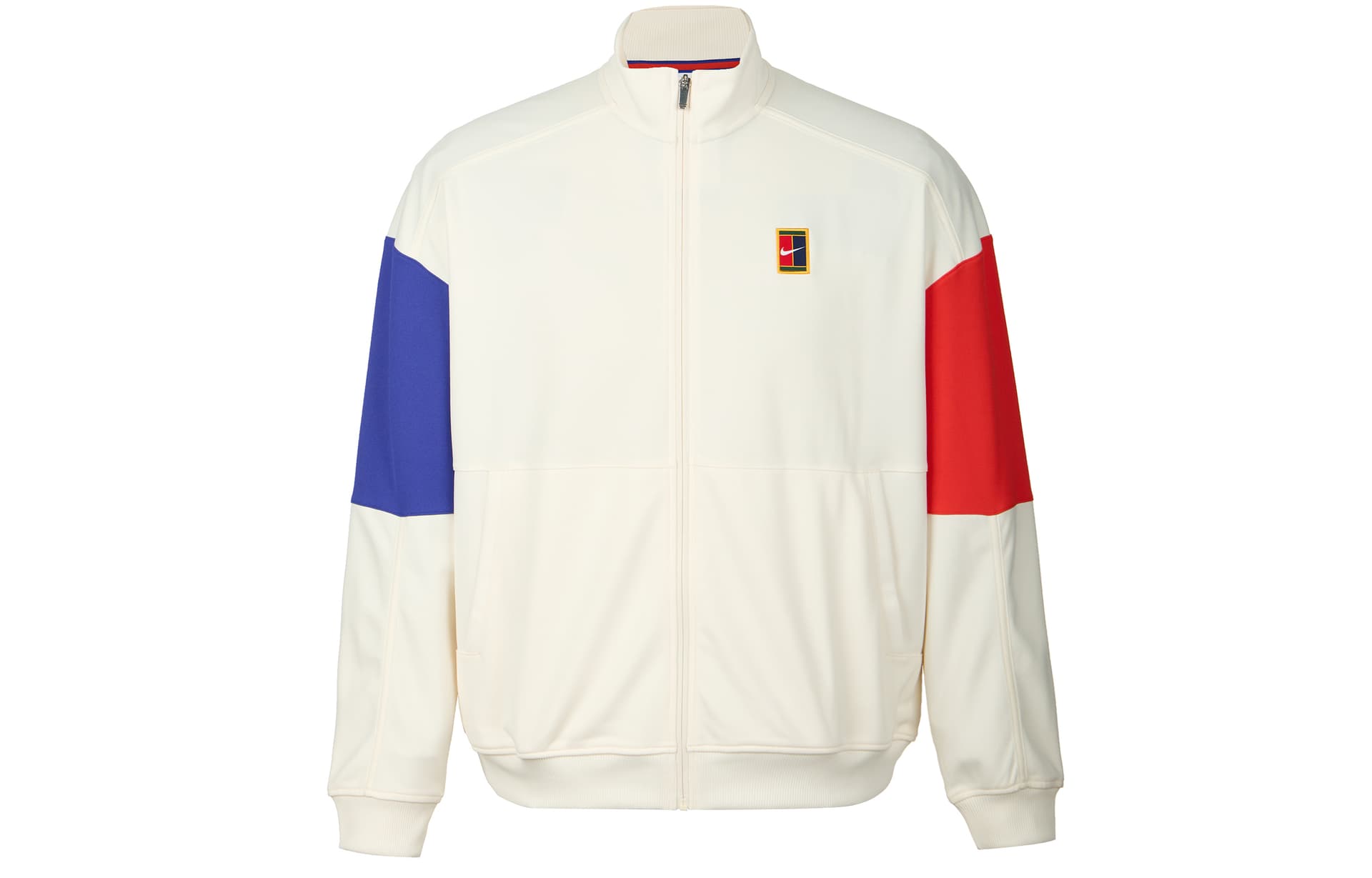Куртка Nike COURT HERITAGE Куртка Мужская Светлый Айвори Полуночный Синий Светло-Красный - изображение 1