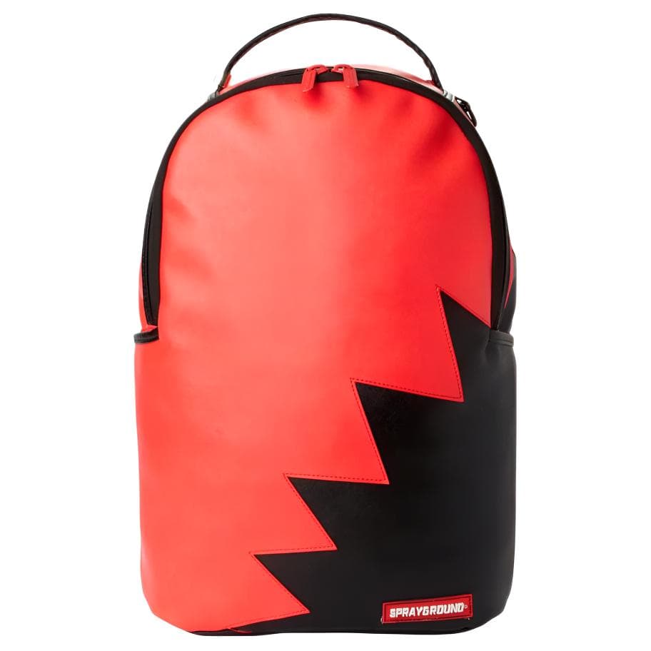 Рюкзак SPRAYGROUND Веганская кожа Водонепроницаемый тканевый рюкзак Унисекс Красный и Черный - изображение 1
