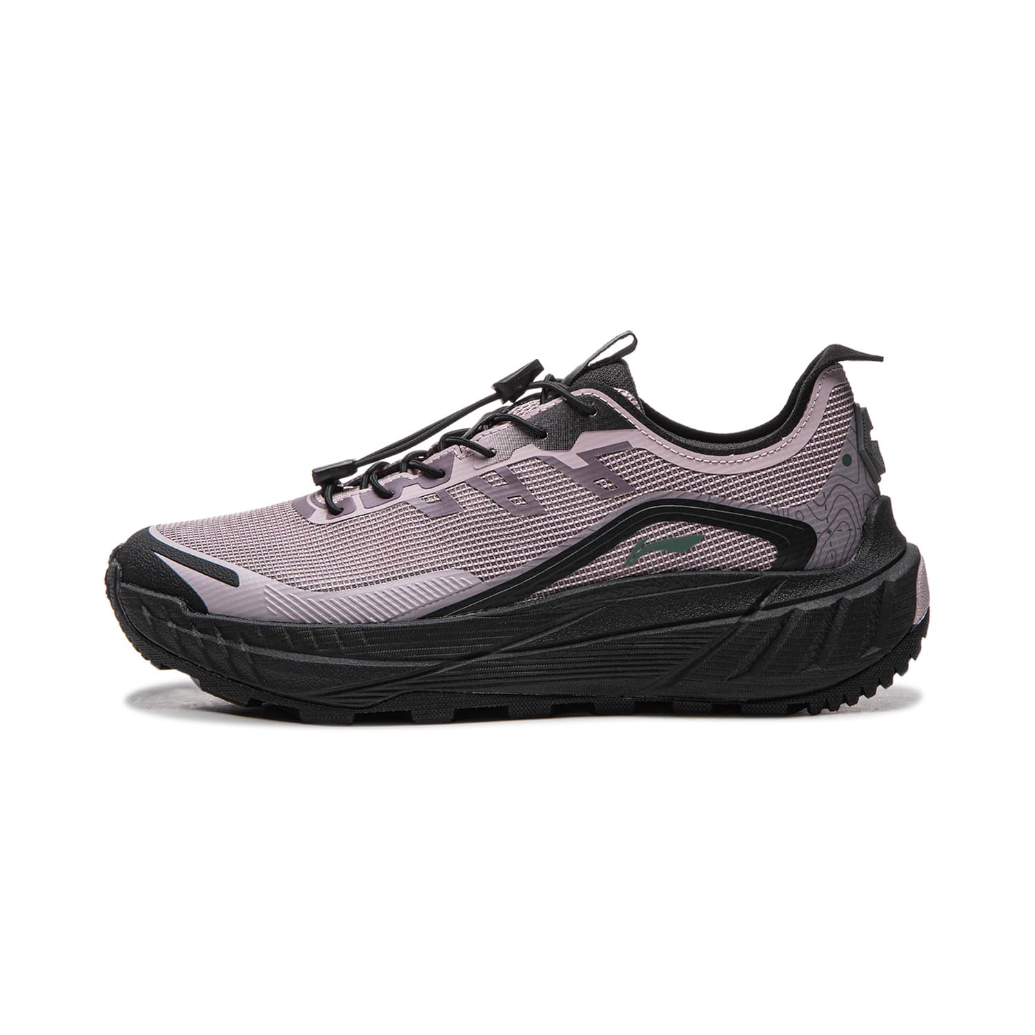 Кроссовки для бега Li NING Zhuye V2 Амортизация Oтскок Low Top Trail Беговые кроссовки Женские Фиолетовый - изображение 1