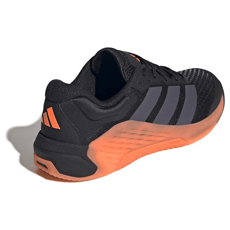 Кроссовки для спортзала Adidas DROPSET 4 Тренировочные кроссовки Мужские Черный Оранжевый - изображение 4