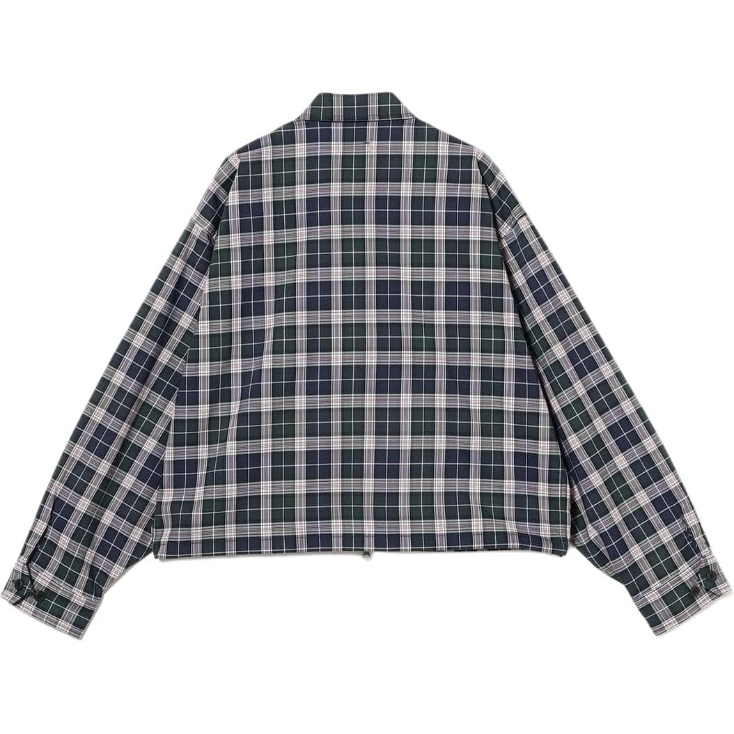 Куртка Beams SS26 Check ZIP UP Блоузон [Широкий Короткий Крой] Куртки Пальто Унисекс - изображение 2