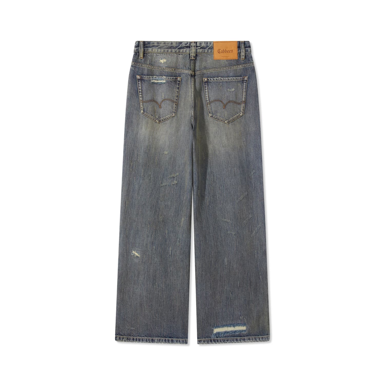 Штаны Cabbeen Sky Blue (Casual Versatile) Unisex Jeans - изображение 2