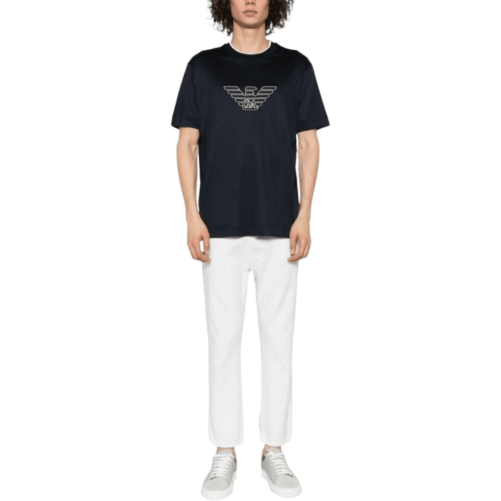Футболка EMPORIO ARMANI SS24 LogoT - изображение 5