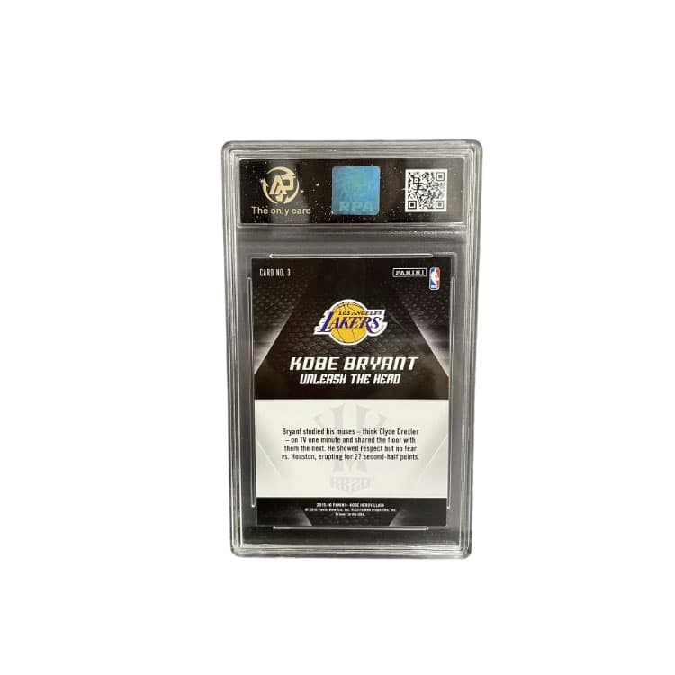 Panini HV KB20 Kobe Bryant Черная Мамба Jordan Редкий Классический Коллекция Фото Гратированные Карты 1 Упаковка - изображение 2