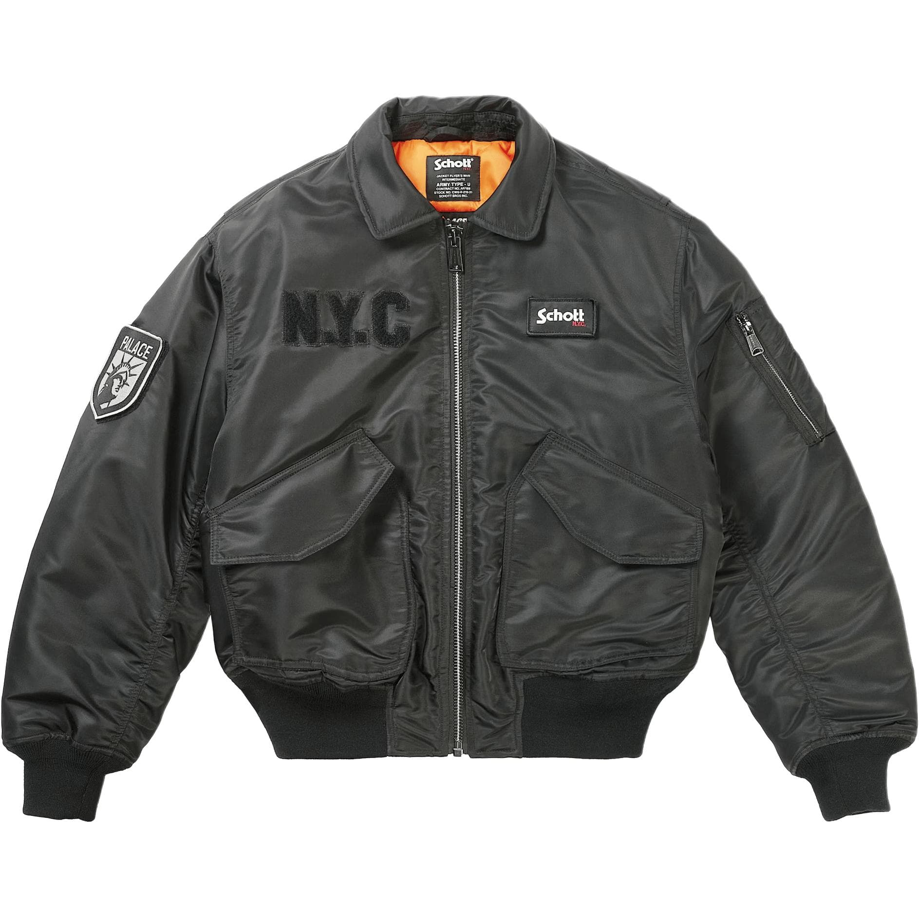 Куртка PALACE Schott N.Y.C. SS26 PALACE SCHOTT CWU 90'S FIT BOMBER JACKET - изображение 1