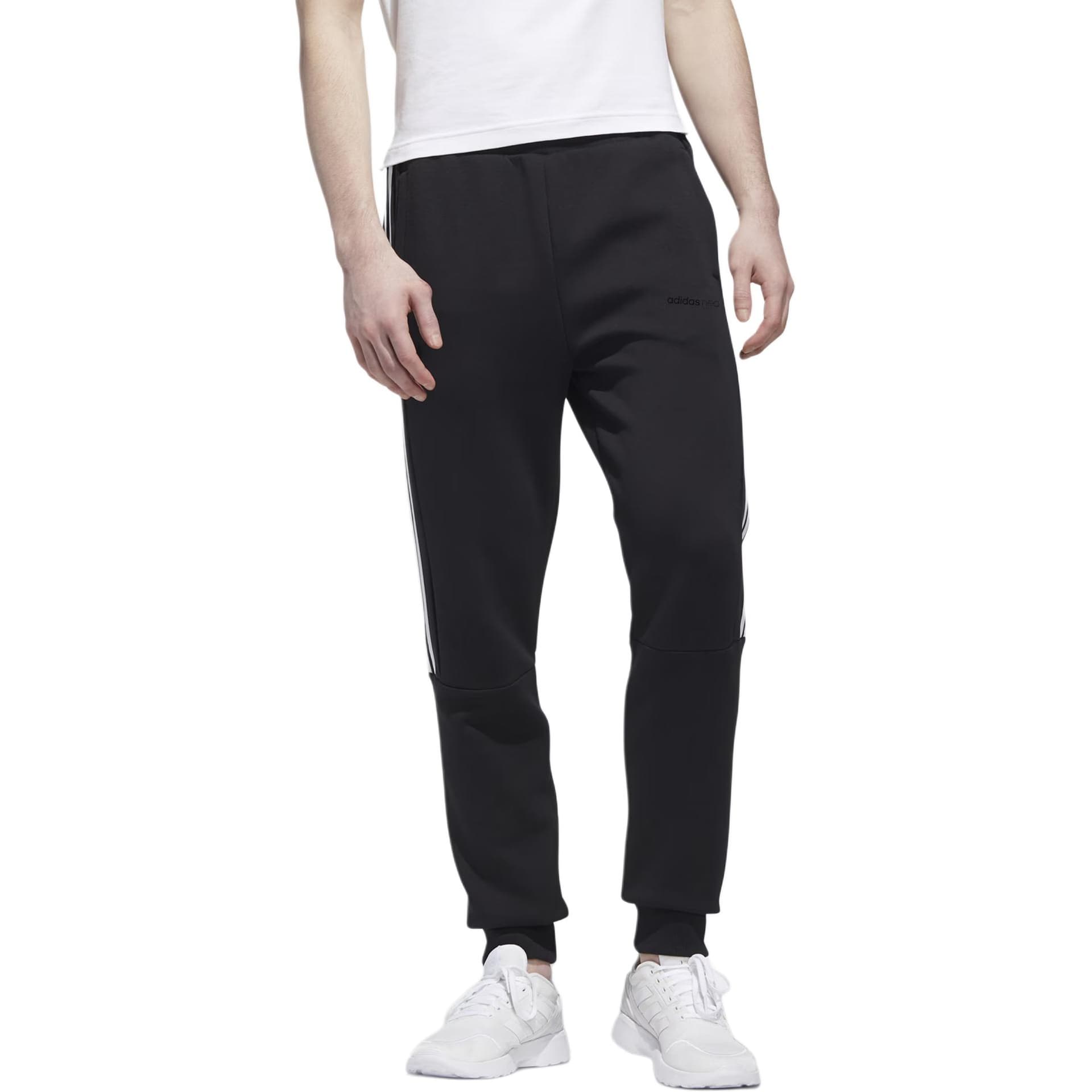 Спортивная одежда ADIDAS NEO CS Велюр TP Спортивные брюки Мужской Черный - изображение 3