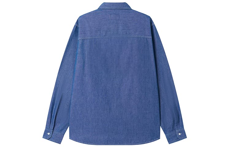 Рубашка Teenie Weenie Men Evergreen Preppy Style Blue Unisex Рубашки - изображение 2