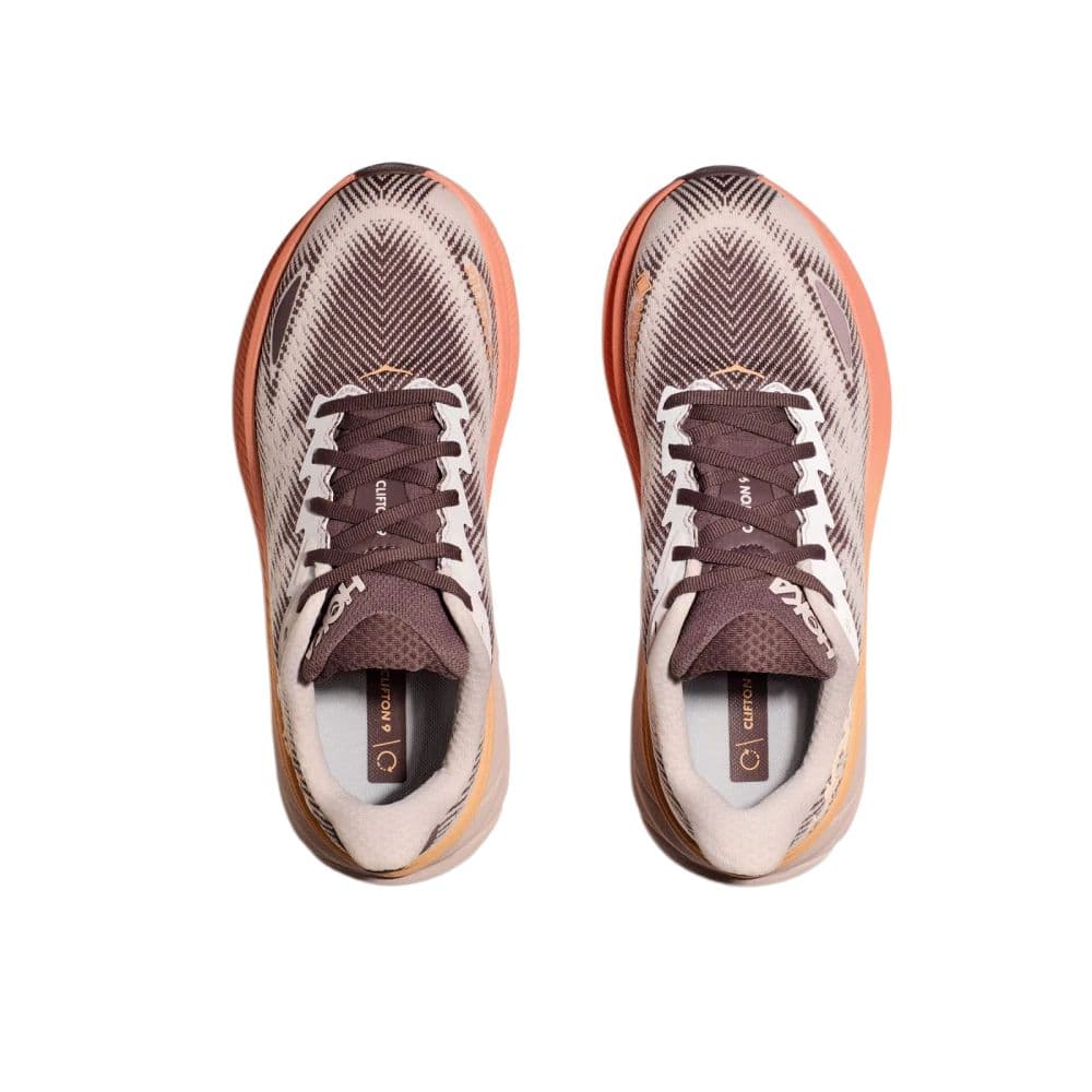 Кроссовки для бега HOKA ONE ONE CLIFTON ONE 9 Комфортные и Легкие Низкие Беговые Кроссовки Женские Коричневые - изображение 3