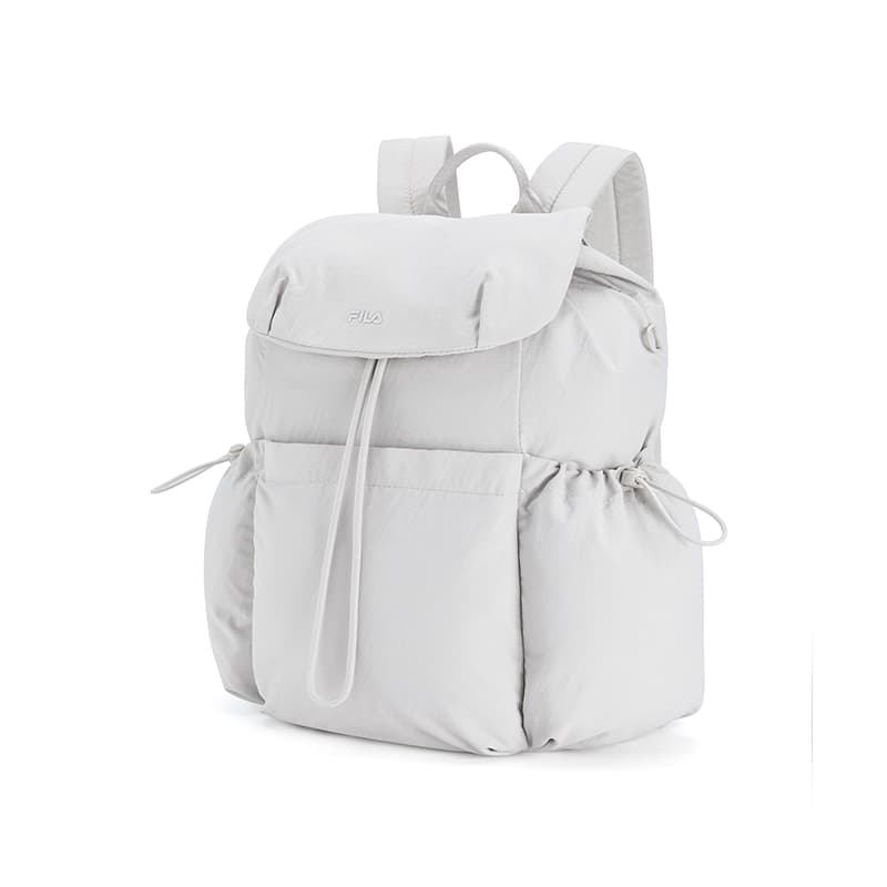 Рюкзак FILA ORIGINALE Ткань Рюкзак Стандартный (Standard) Женский Холодный Разборный Обруч Светло-Серый - изображение 2