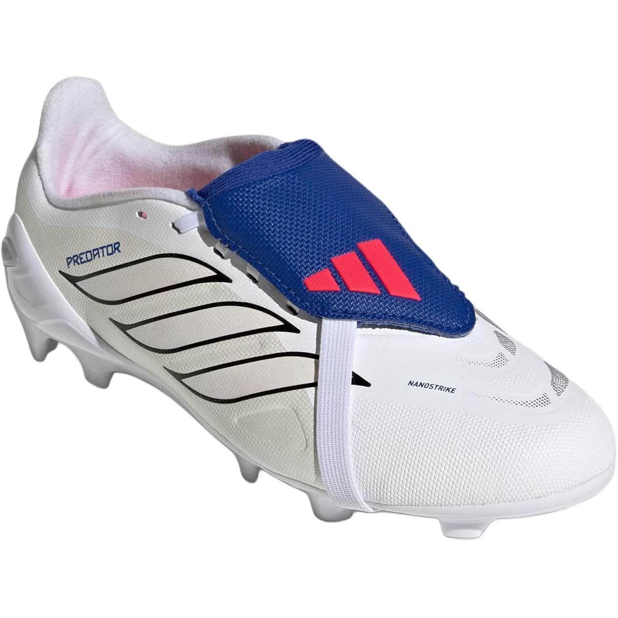 Бутсы Adidas PREDATOR LEAGUE Противоскользящие Низкие Детские Футбольные Бутсы Белые Синие Малыш - изображение 3