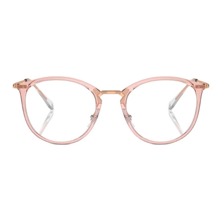 Оправа RayBan Круглые Очки с Диоптриями Унисекс Прозрачно-Розовые - изображение 2