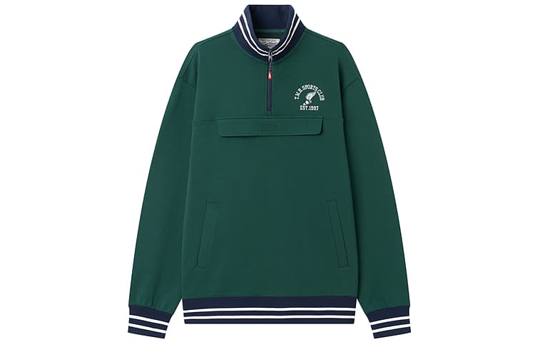 Худи Teenie Weenie Men American Old Money Style Collection Зеленый Унисекс Толстовка - изображение 1