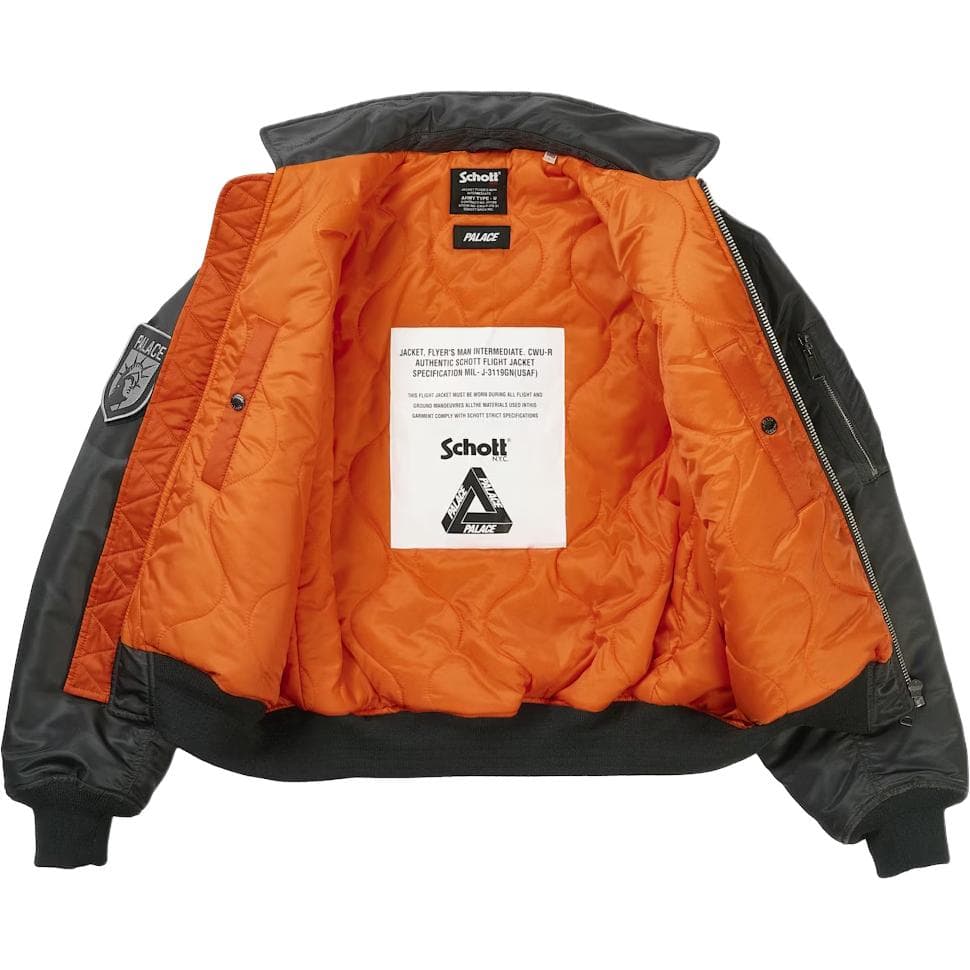 Куртка PALACE Schott N.Y.C. SS26 PALACE SCHOTT CWU 90'S FIT BOMBER JACKET - изображение 3