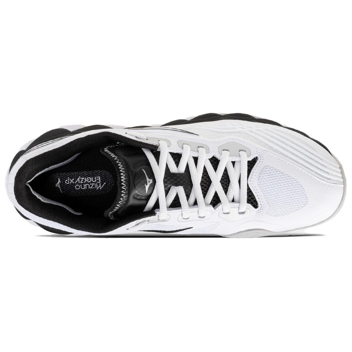 Кроссовки для тенниса Mizuno WAVE ENFORCE TOUR 2 Megalodon Амортизация Износостойкие Низкие Кроссовки для Тениса Унисекс Белый Черный - изображение 3