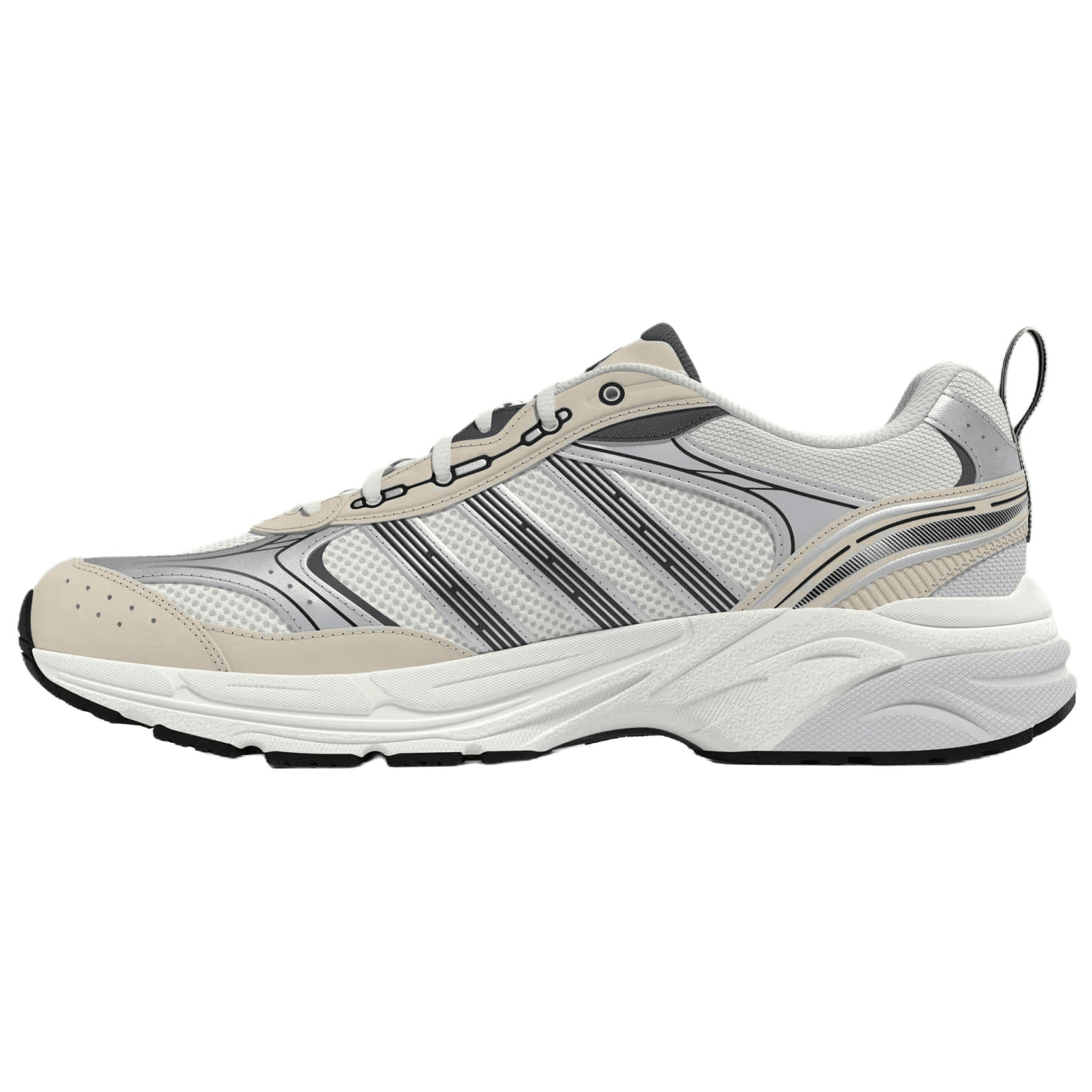 Кроссовки для бега Adidas NEON FLUX Беговые кроссовки Женские Серебристо-коричневые - изображение 1