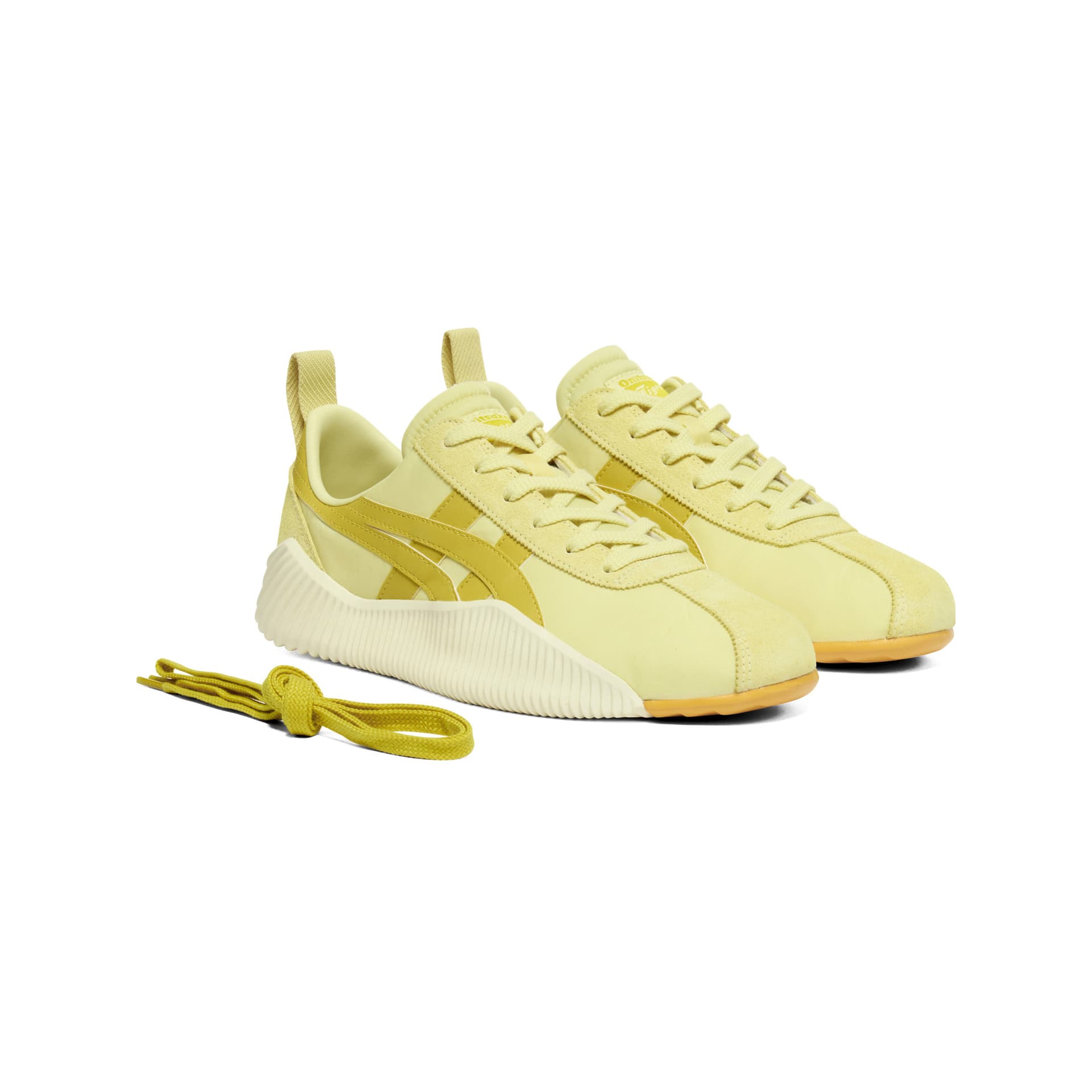 Кроссовки Onitsuka Tiger Acromount Повседневная обувь Низкий топ Желтый Унисекс - изображение 3