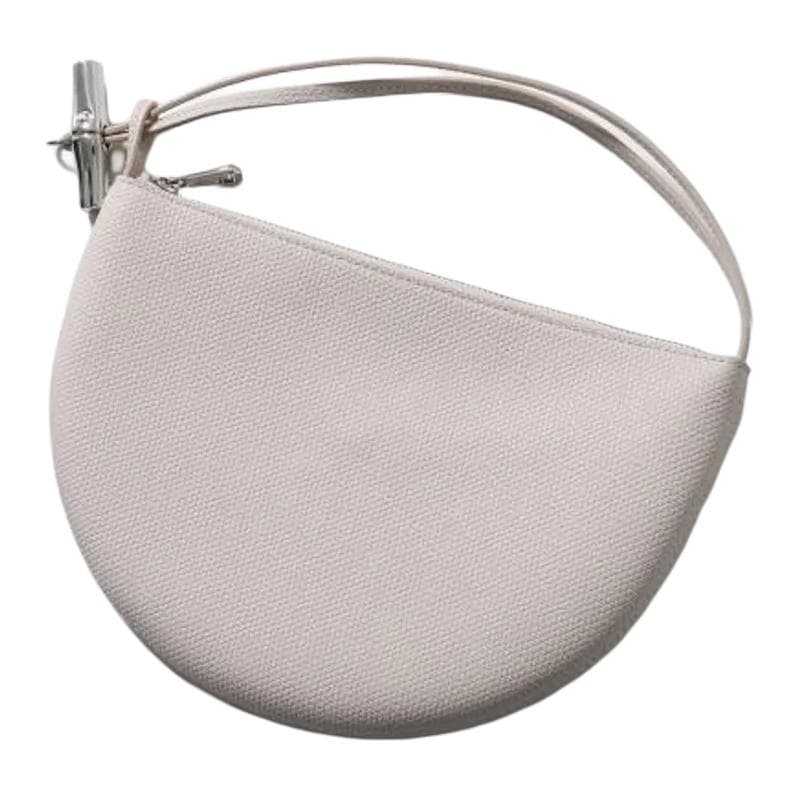 Сумка LONGCHAMP Le Roseau Сумка из коровьей кожи Маленькая Женская Цвет слоновой кости - изображение 2
