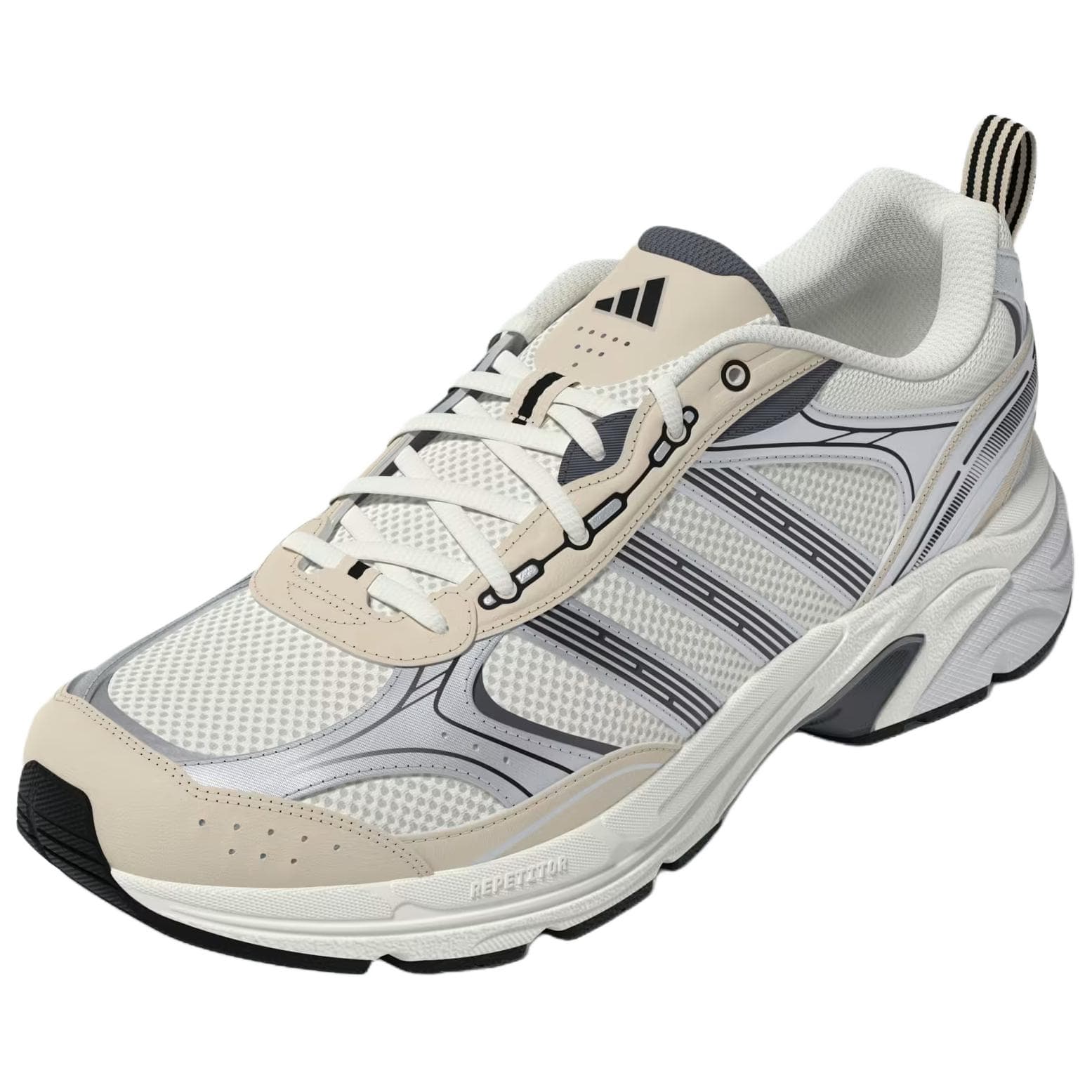 Кроссовки для бега Adidas NEON FLUX Беговые кроссовки Женские Серебристо-коричневые - изображение 2