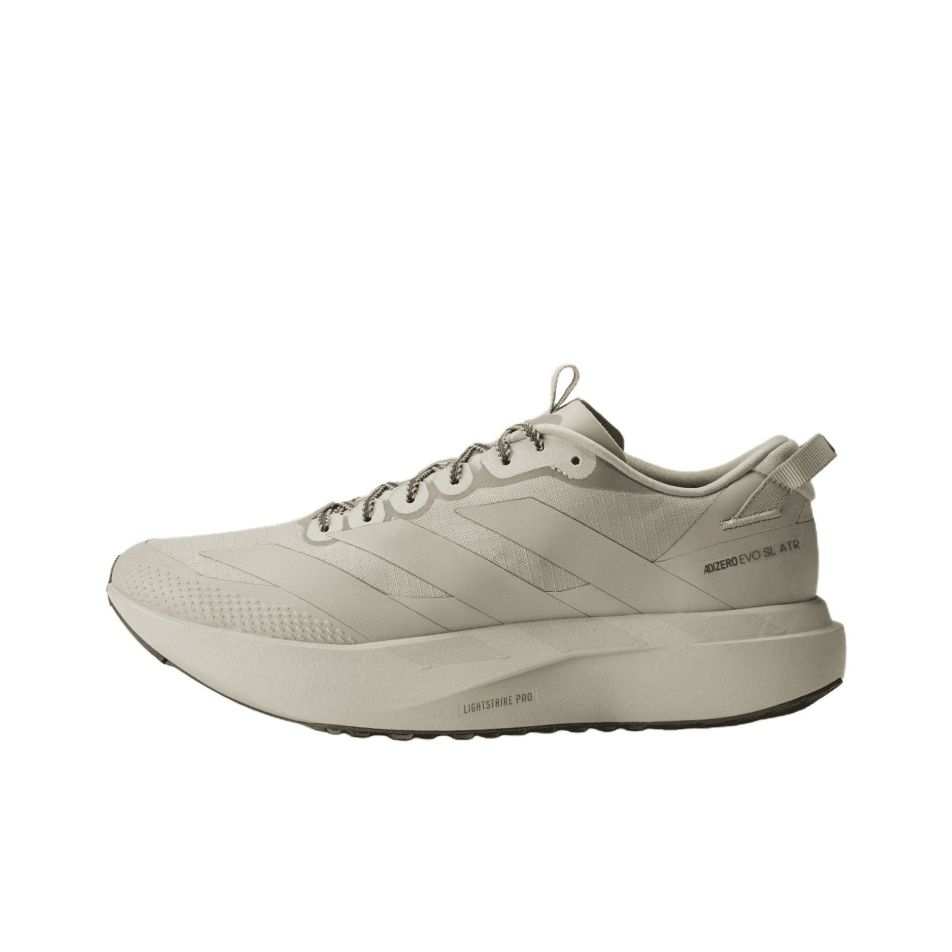 Кроссовки для бега Adidas Adizero Evo SL Высота Увеличивающие Беговые Кроссовки Мужские Бежево-Серые - изображение 1