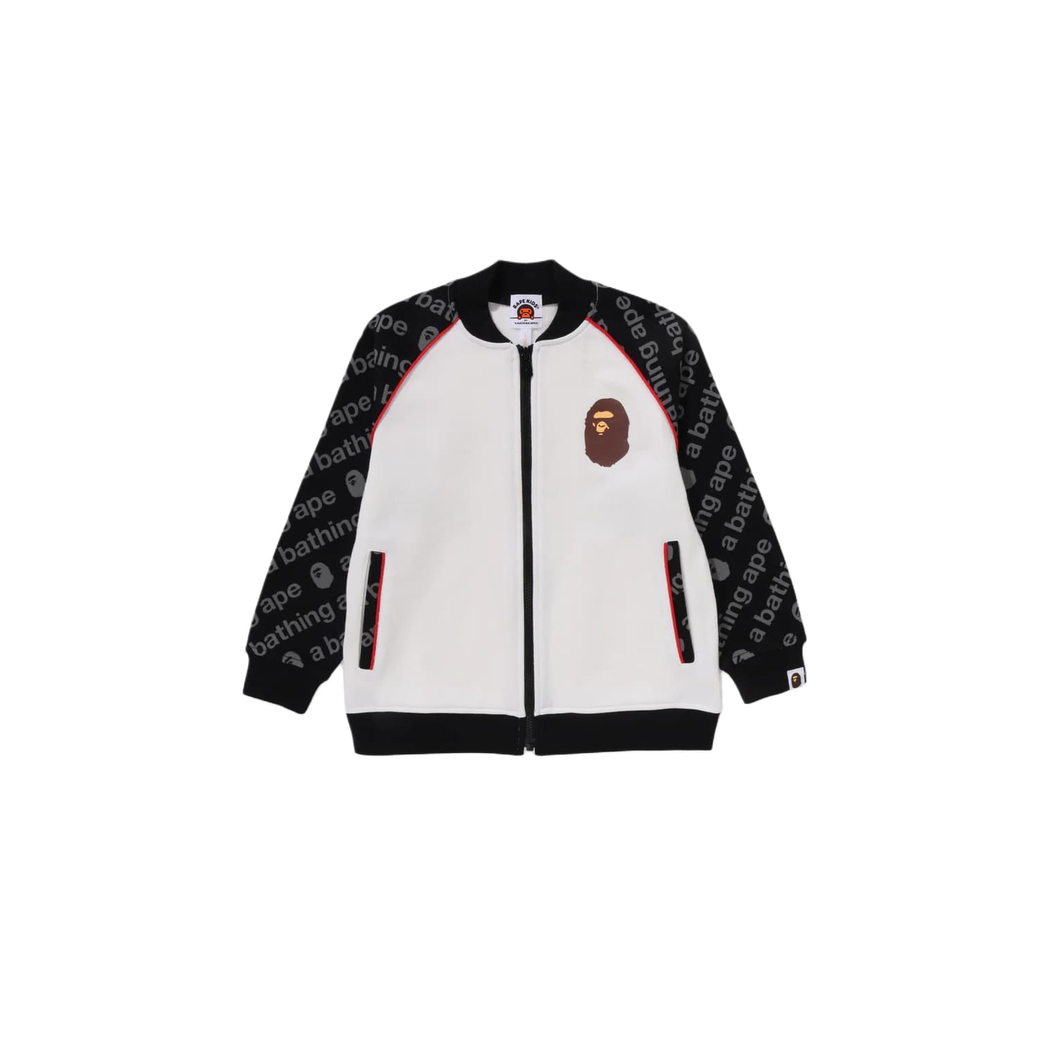 A BATHING APE Бейсбольная куртка для детей - изображение 1