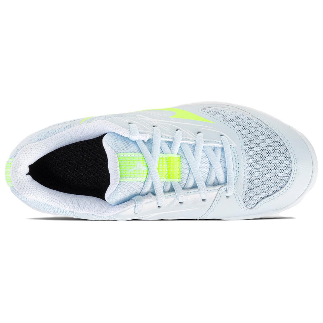 Кроссовки для тенниса Mizuno BREAK SHOT 5 Jr.AC Низкие теннисные кроссовки унисекс аква-синий желтый - изображение 3