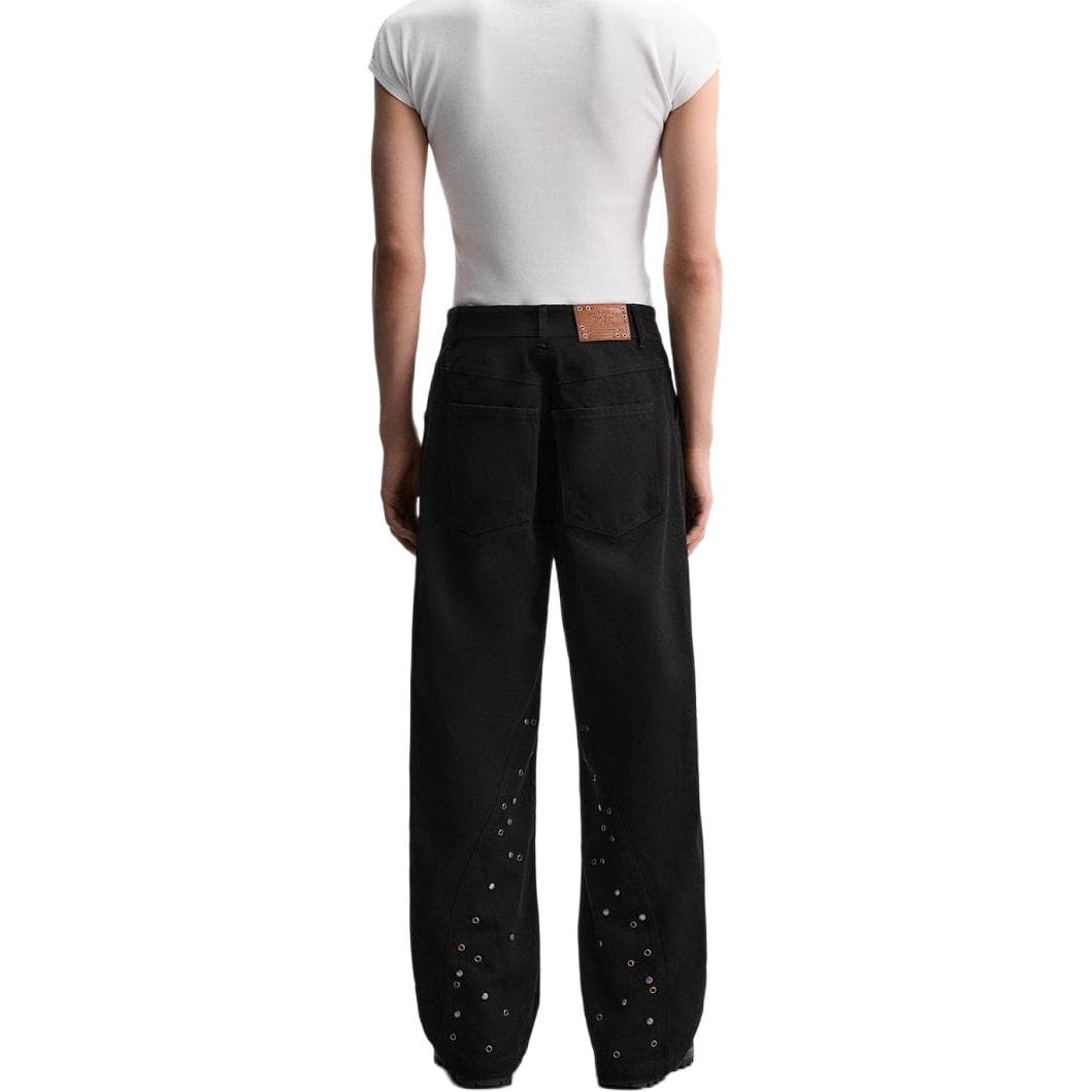 Штаны ZARA x ANDERSSON BELL SS25 Повседневные брюки Мужские Черные - изображение 7