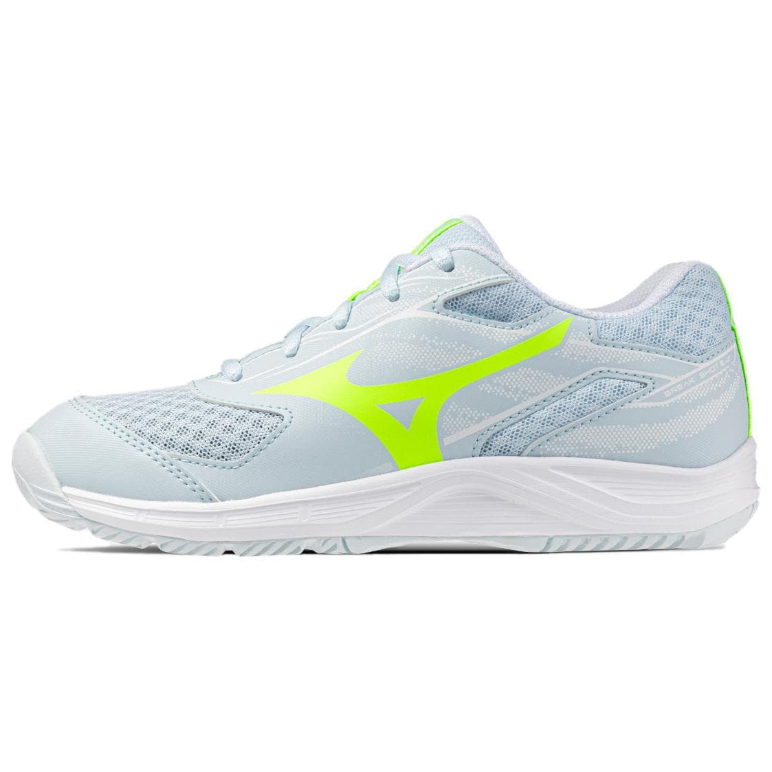 Кроссовки для тенниса Mizuno BREAK SHOT 5 Jr.AC Низкие теннисные кроссовки унисекс аква-синий желтый - изображение 1