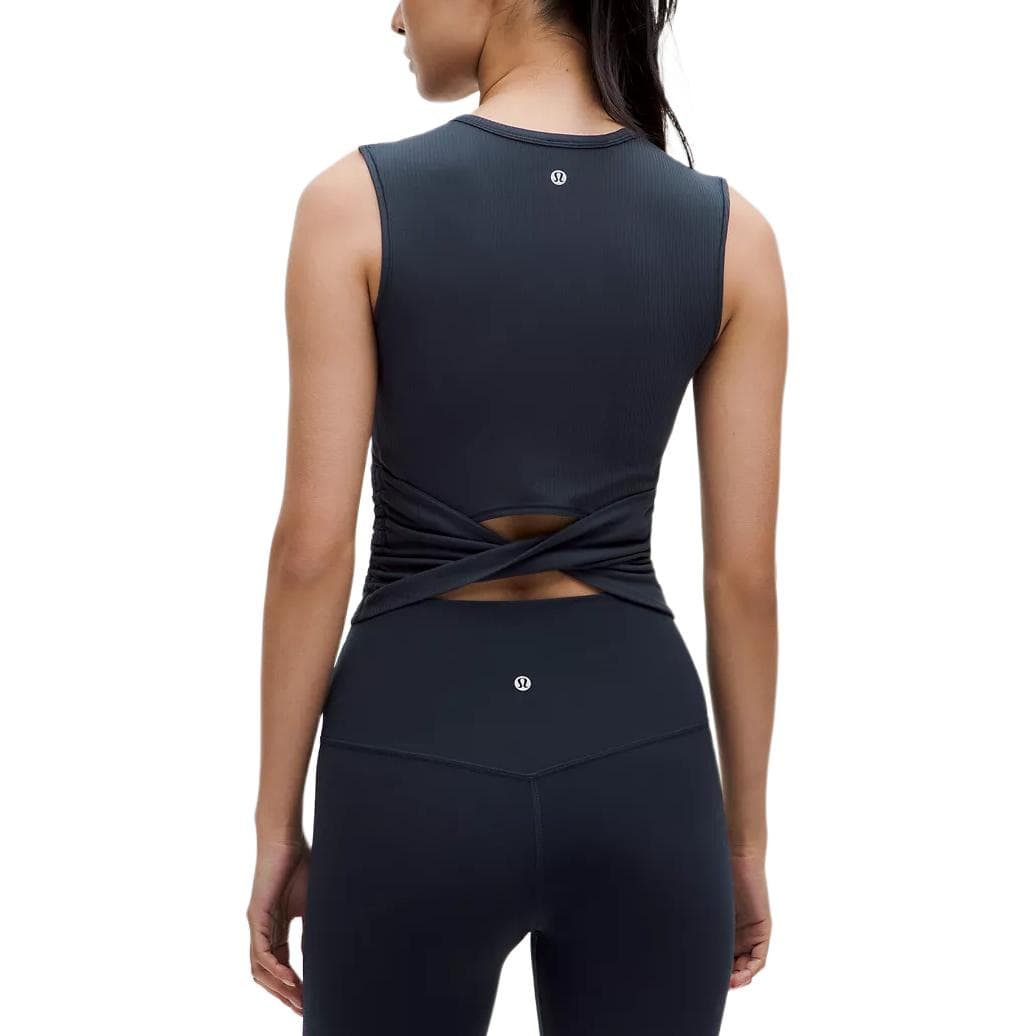 Lululemon Майки для йоги Женские Черные - изображение 19