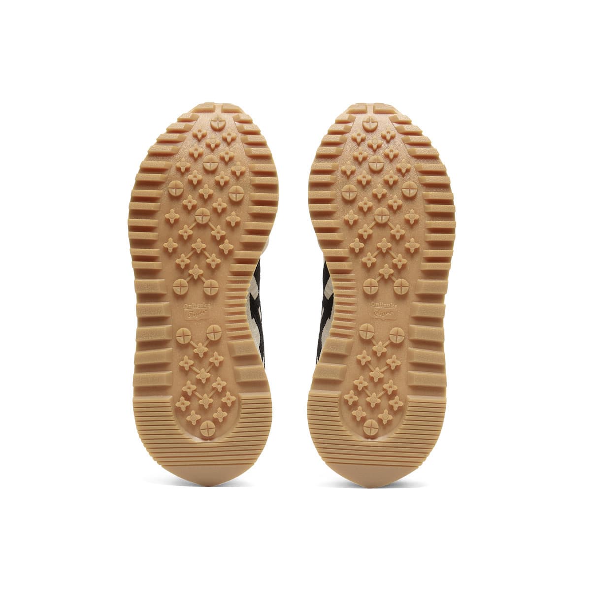 Кроссовки Onitsuka Tiger Moage Co Текстиль Спилок коровьей кожи Повседневная обувь Унисекс Бежевый черный - изображение 7