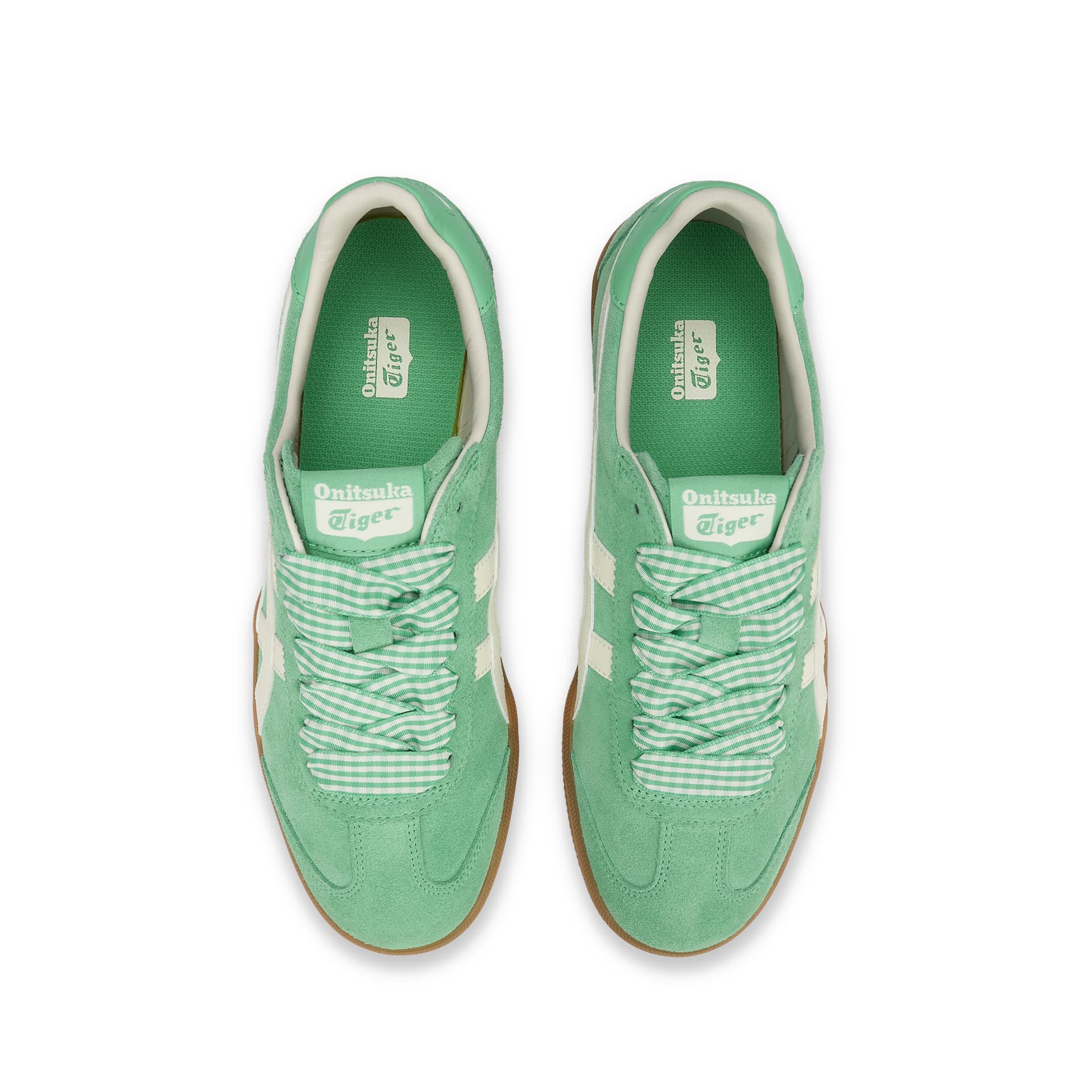 Кроссовки Onitsuka Tiger Tokuten Коровья кожа Low Топ Кеды немецкой армии (GAT) Унисекс Зелёный - изображение 5