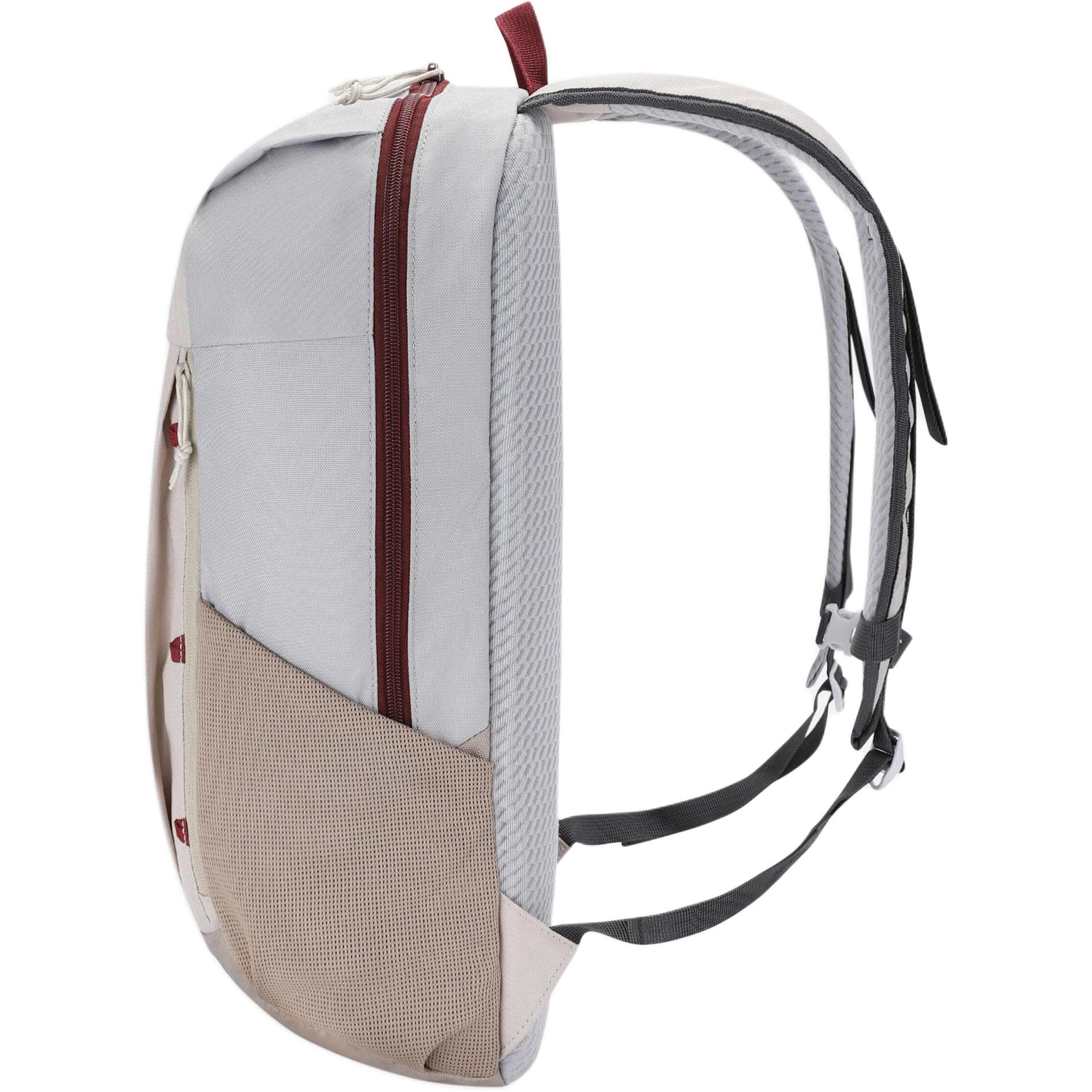 DECATHLON NH100 20L Сумки для путешествий с молнией полиэстер лунный бежевый и светло-дымчатый серый унисекс - изображение 2