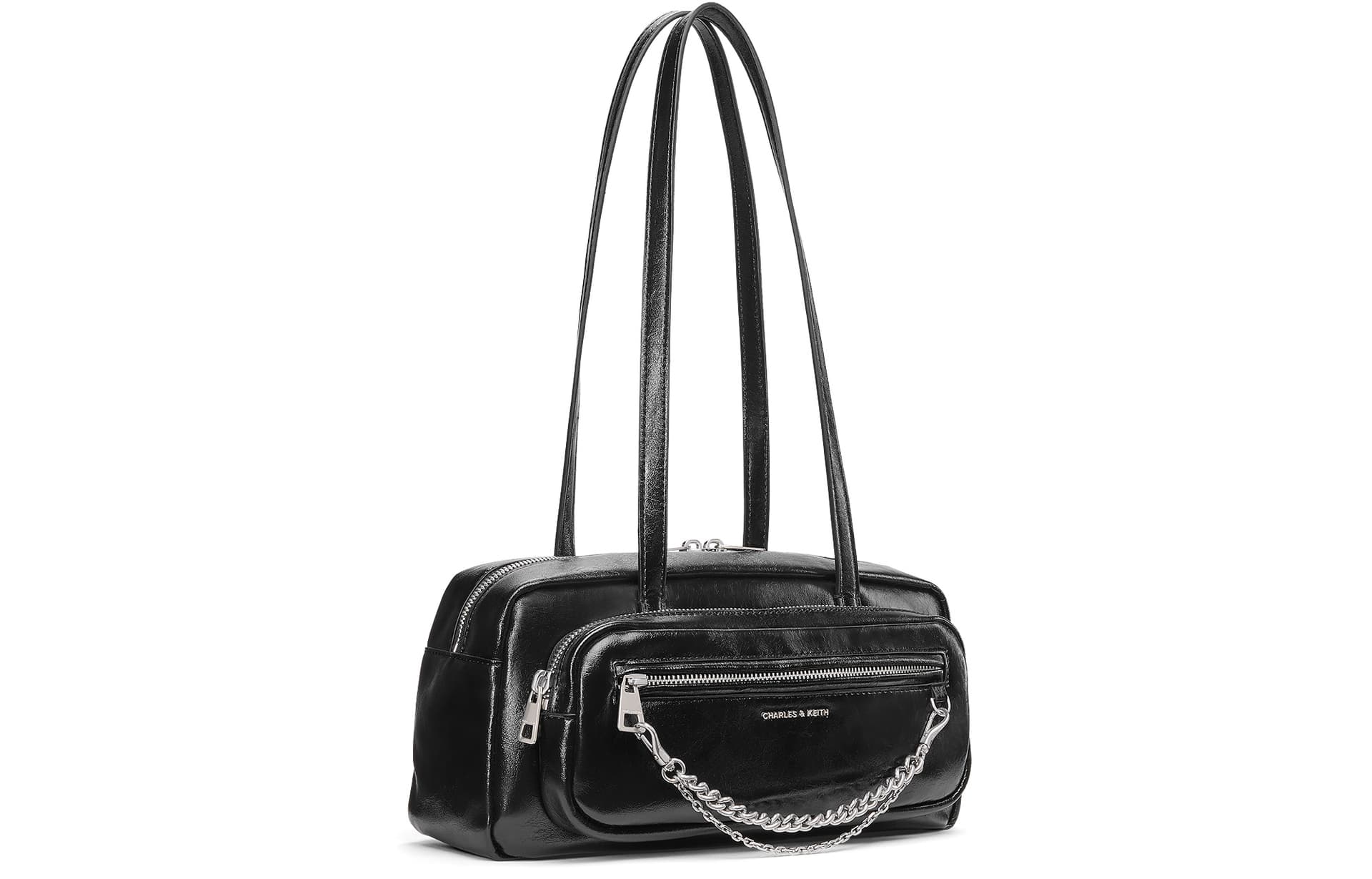 Мини-сумка CHARLES KEITH ПУ (полиуретан) Сумка на плечо Сумки через плечо Средний Женские Многоцветный - изображение 2