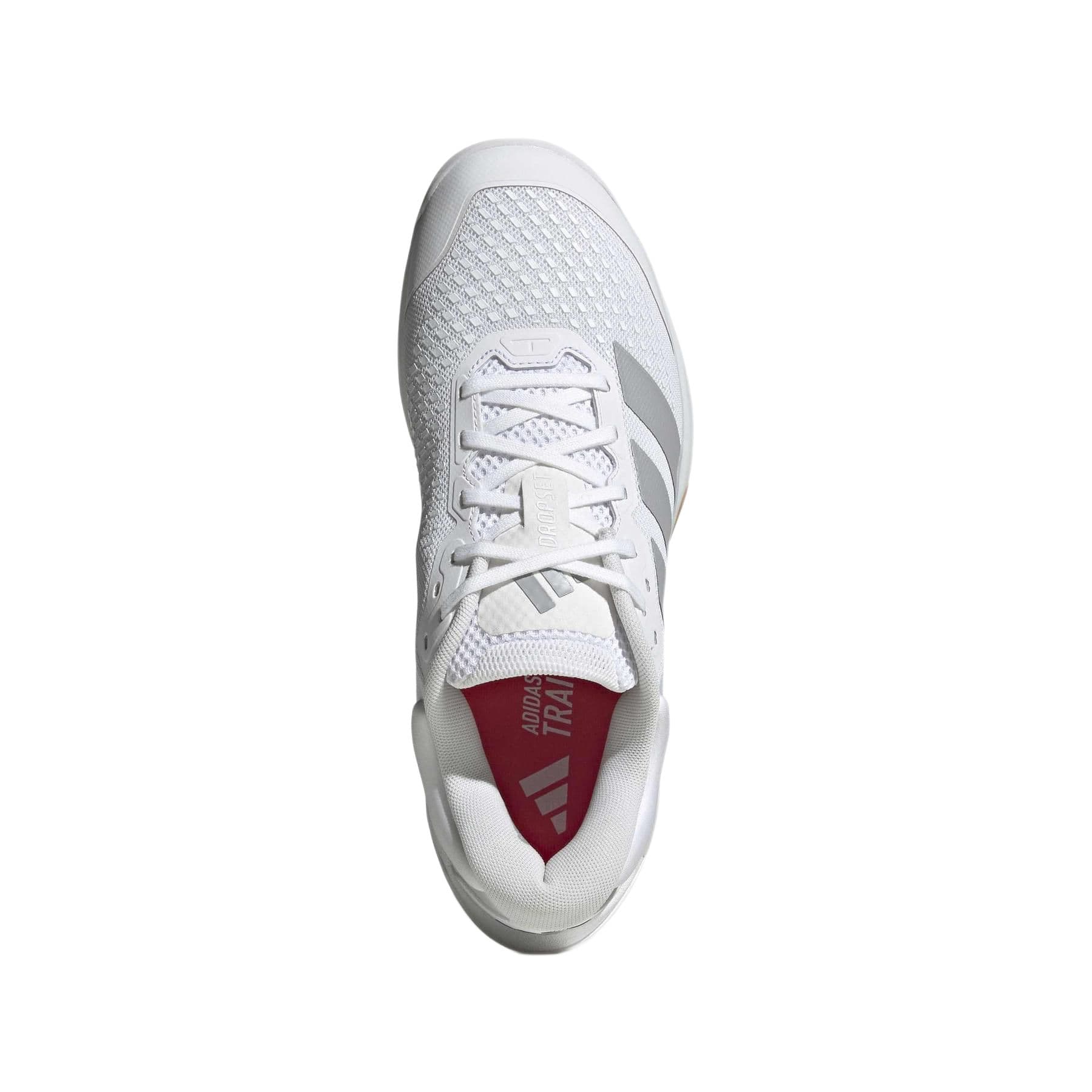 Кроссовки для спортзала Adidas DROPSET 4 Ткань Тренировочные Кроссовки Мужские Белые Серебряные - изображение 3