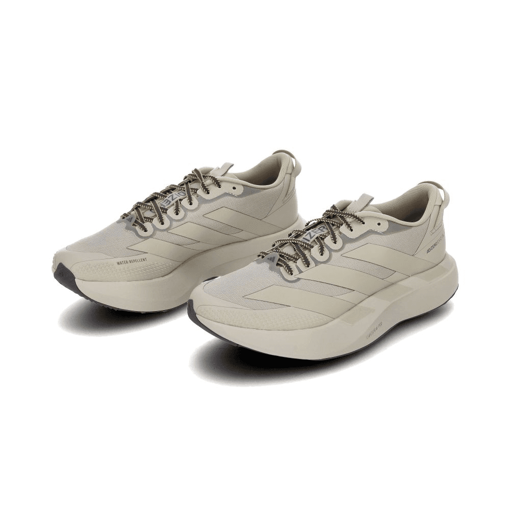 Кроссовки для бега Adidas Adizero Evo SL Высота Увеличивающие Беговые Кроссовки Мужские Бежево-Серые - изображение 3