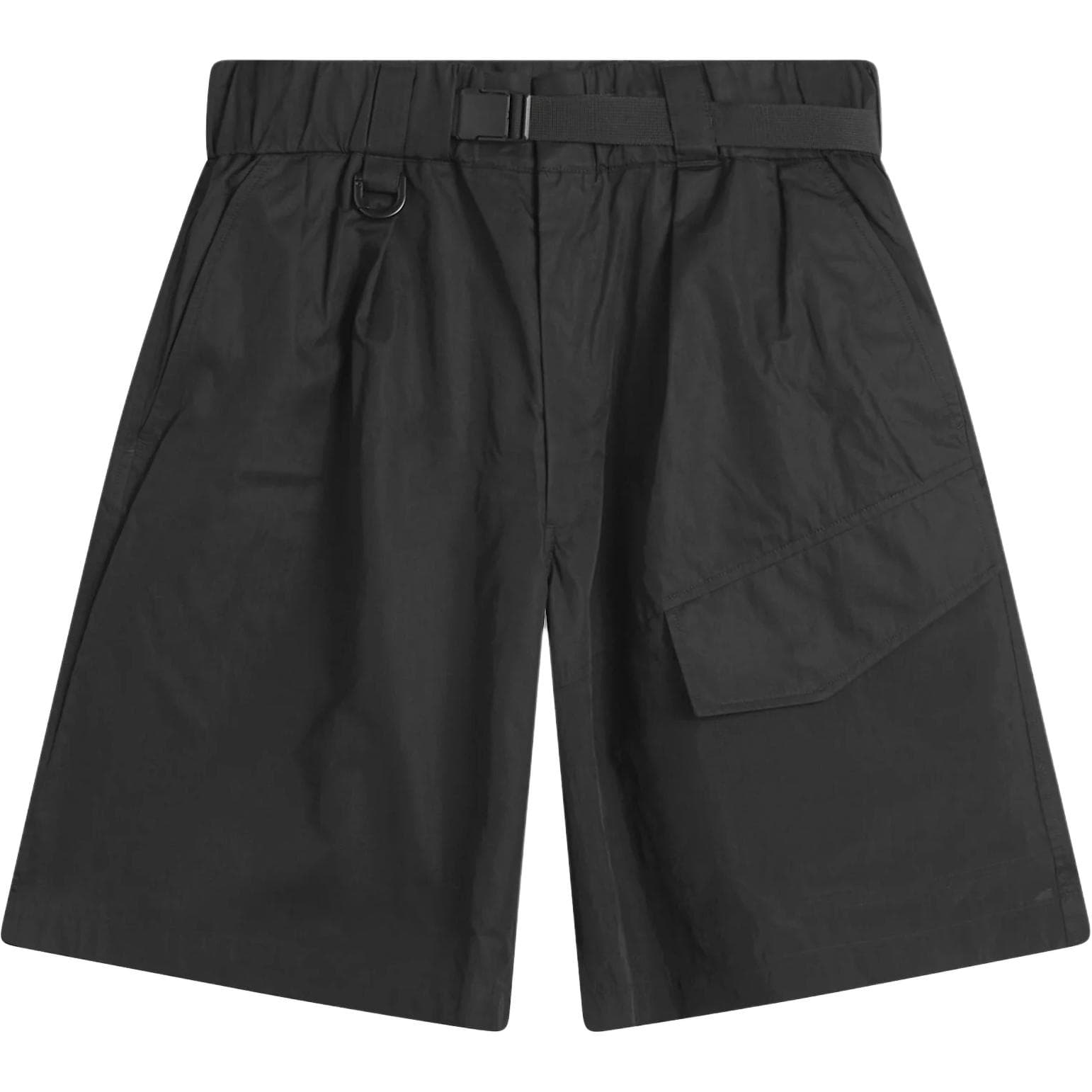 Шорты Y-3 Y-3 Cotton Blend Shorts Однотонный боковой карман свободный полурукав повседневные шорты мужской - изображение 1