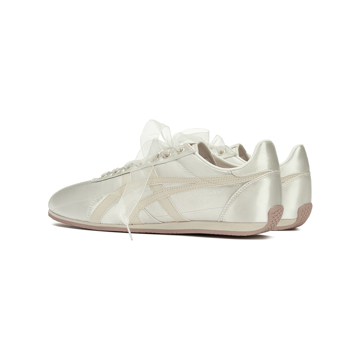 Кроссовки Onitsuka Tiger Runspark Повседневная обувь Низкий топ Бежевый Унисекс - изображение 4