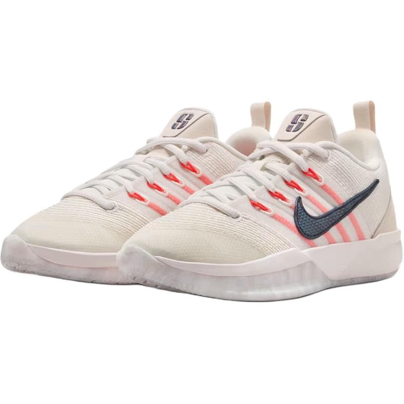 Кроссовки для баскетбола Nike Sabrina 3 противоскользящие низкие детские баскетбольные кроссовки цвет слоновая кость - изображение 5