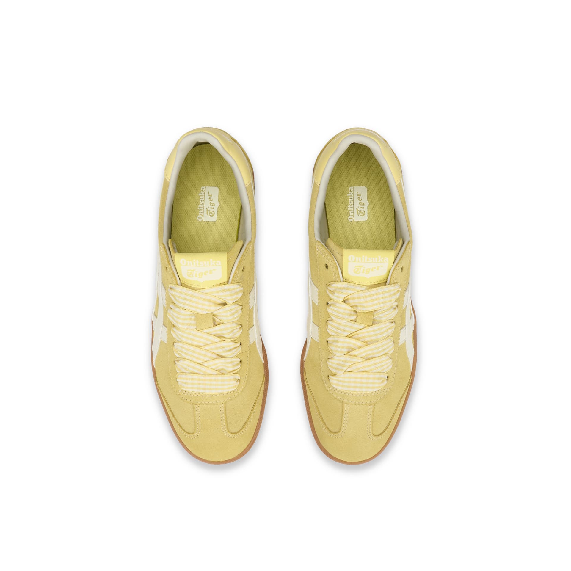 Кроссовки Onitsuka Tiger Tokuten Коровья кожа Low Топ Кеды немецкой армии (GAT) Унисекс Желтый - изображение 5