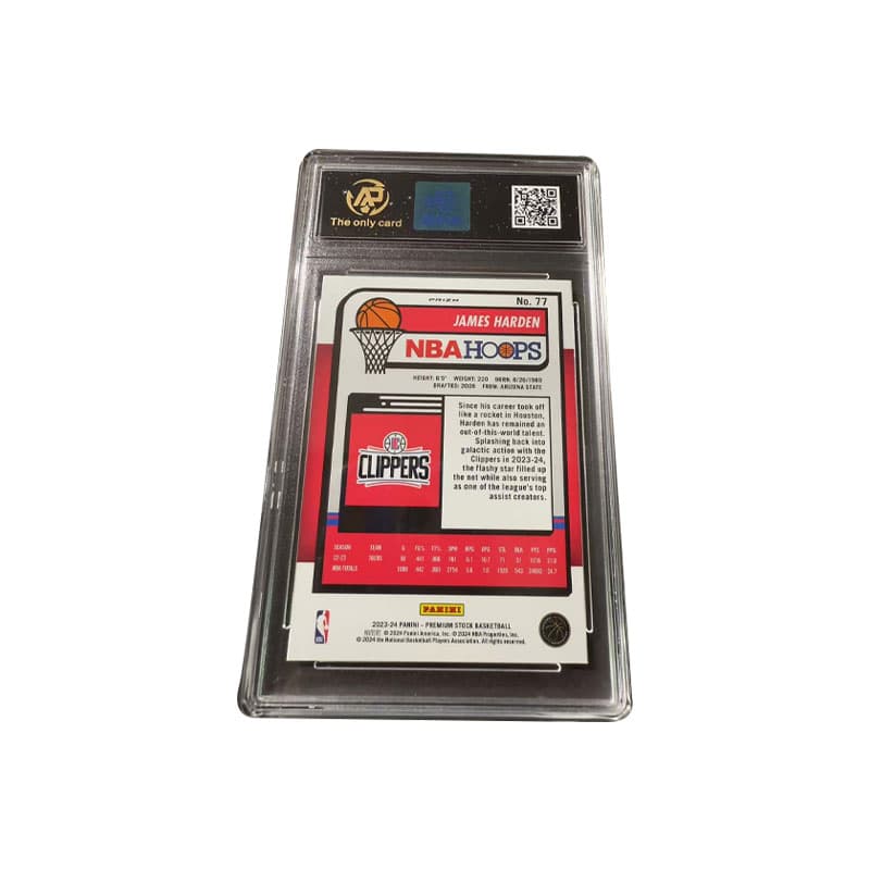 PANINI HQOPS PREMIUM STOCK Нетс Джеймс Харден Серебряный Круг FOLD Классический Слэм-данк High SCORE RARE Карта - изображение 2
