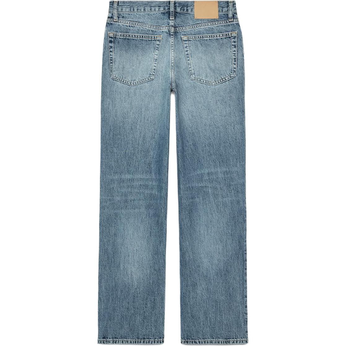 Джинсы ZARA Medium Blue Women's Jeans ZARA Средне-синие женские джинсы - изображение 2