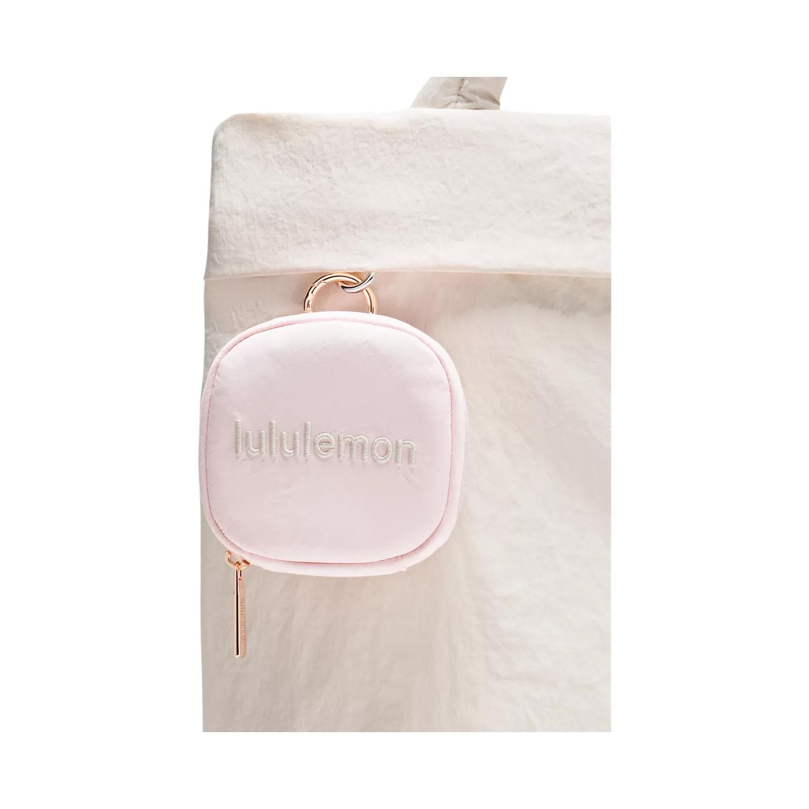 Портмоне Lululemon Нейлон Монетницы Unisex Light Розовый - изображение 4