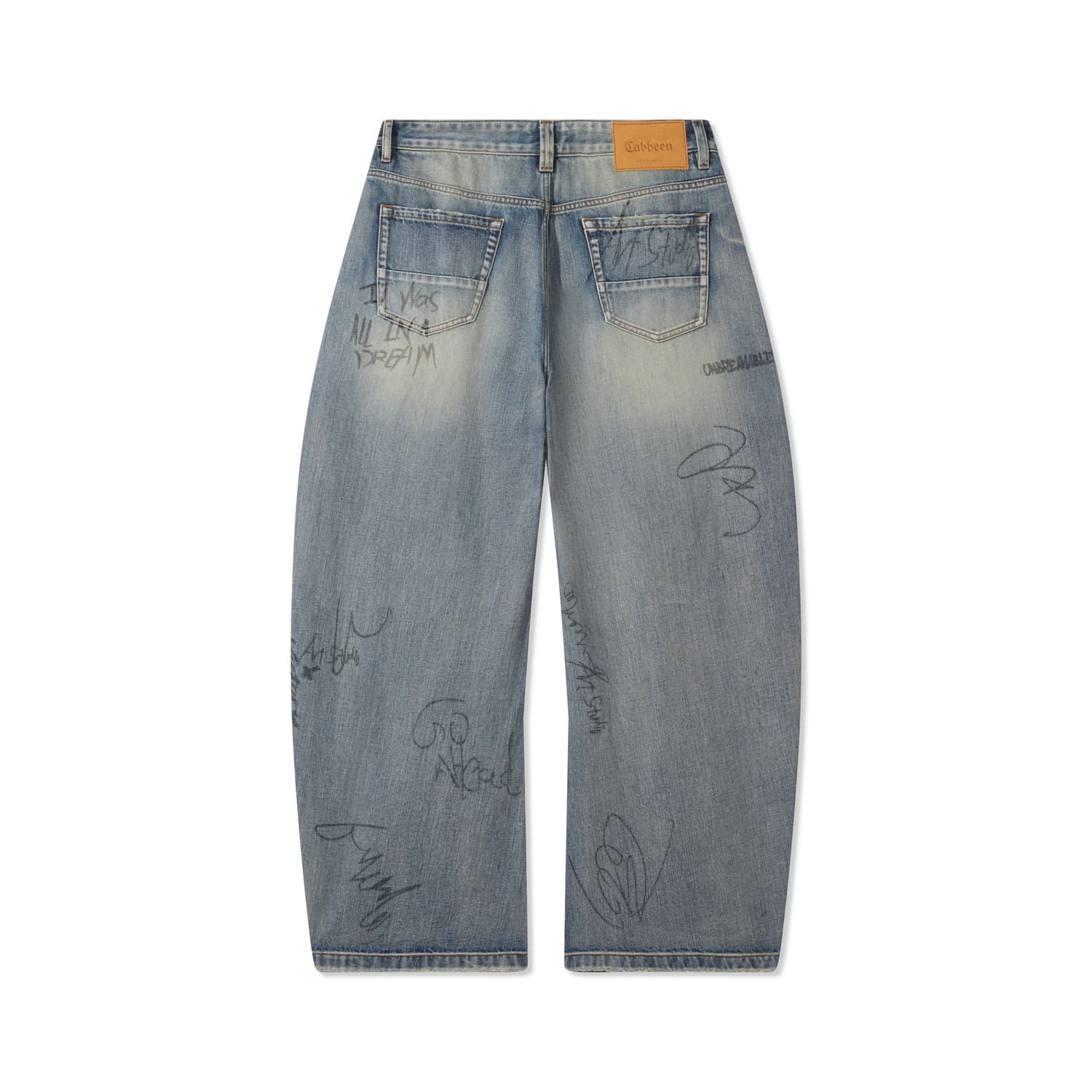 Штаны Cabbeen Sky Blue (Casual Versatile) Men's Jeans - изображение 2