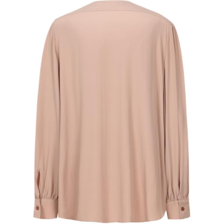 Блузка PINKO SS24 Рубашка Женская Песочно-Бежевая - изображение 2