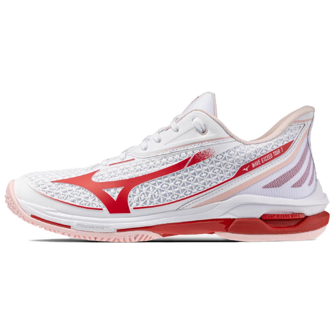 Кроссовки для тенниса Mizuno ac Амортизация Износостойкие Низкие Теннисные Кроссовки Женские Белый Красный - изображение 1