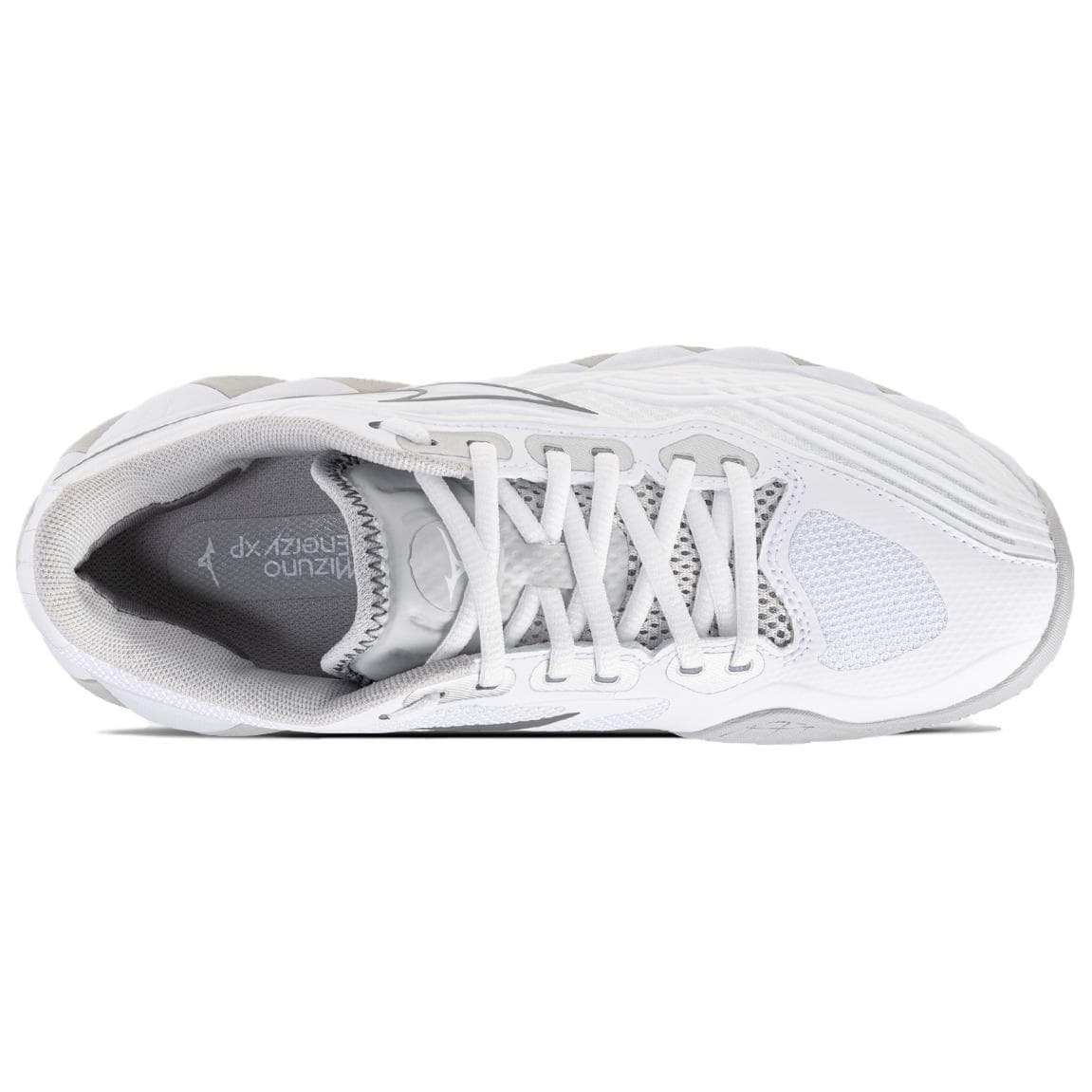 Кроссовки для тенниса Mizuno WAVE ENFORCE TOUR 2 Амортизация Износостойкие Низкие Теннисные Кроссовки для Женщин Белый Серебристо-Серый - изображение 4
