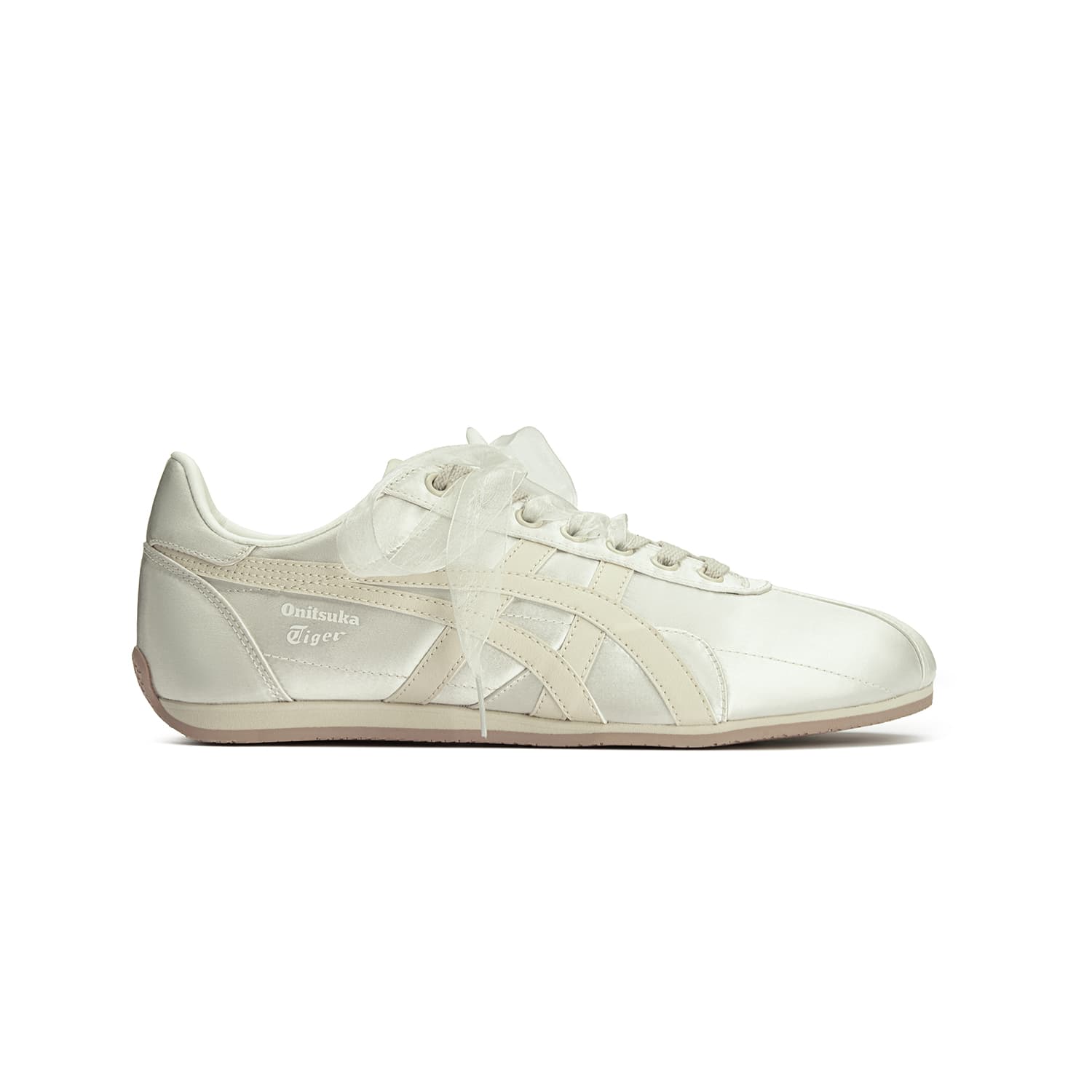 Кроссовки Onitsuka Tiger Runspark Повседневная обувь Низкий топ Бежевый Унисекс - изображение 2