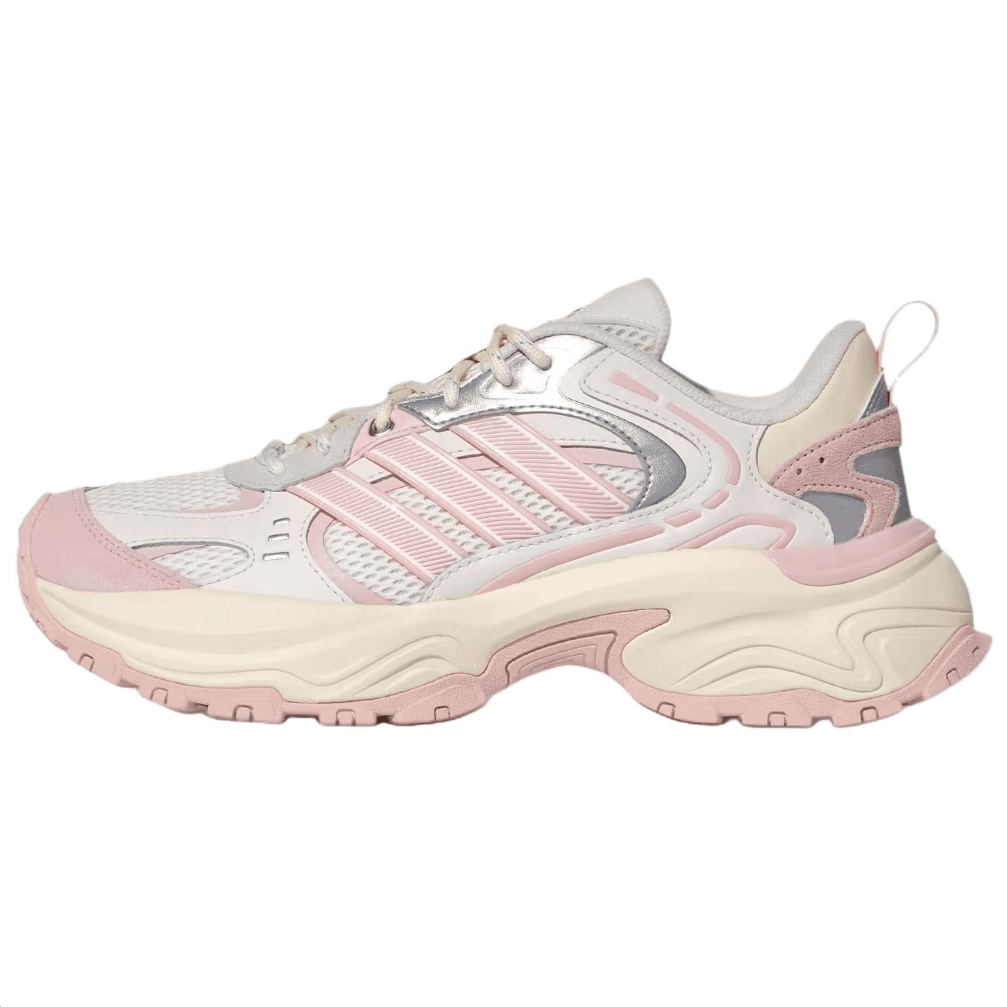Кроссовки для бега Adidas SHADOW FEVER Текстиль Кожа Беговые кроссовки Женские Розово-белый - изображение 1