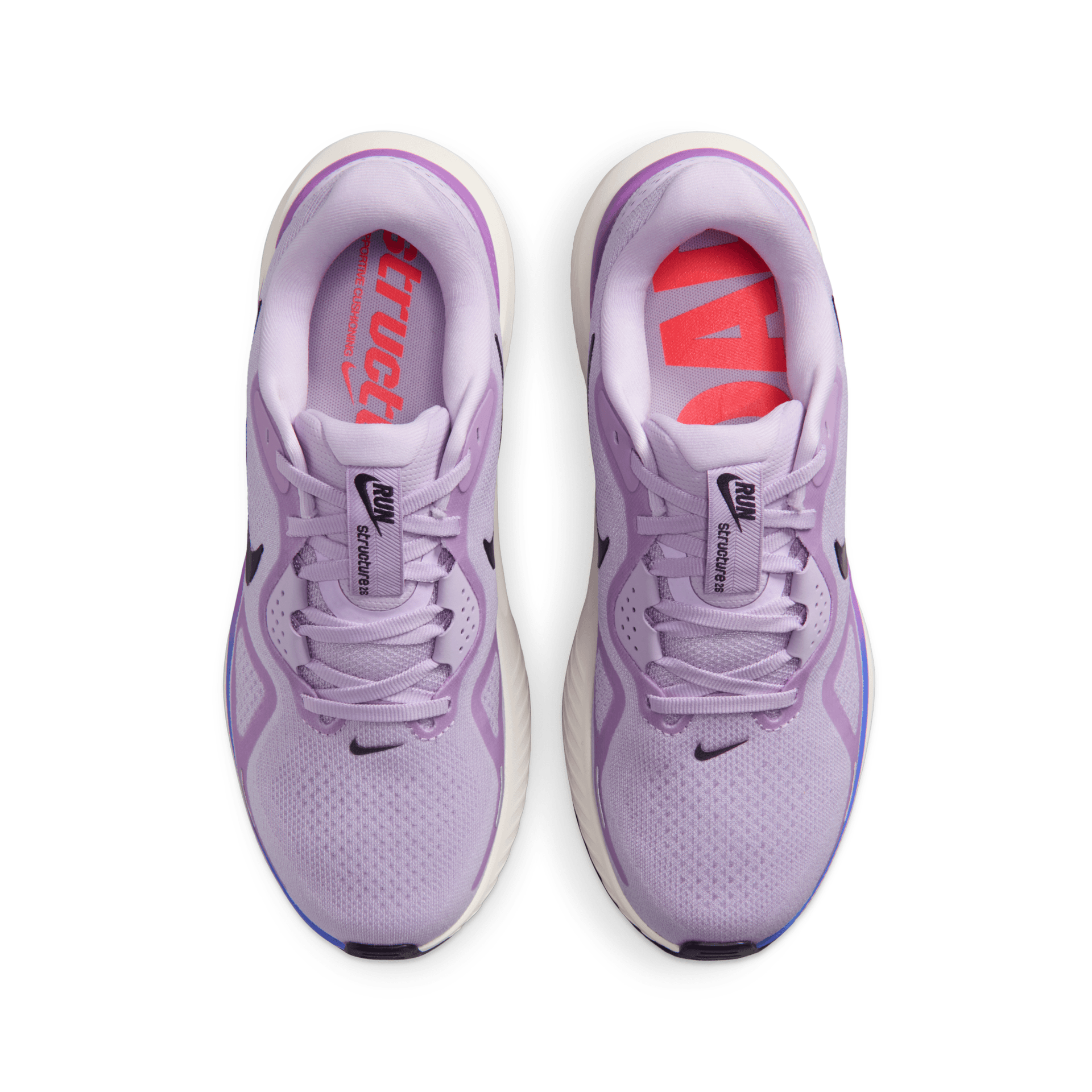 Кроссовки для бега Nike Zoom Structure 26 Беговые кроссовки Женские Фиолетовый - изображение 3