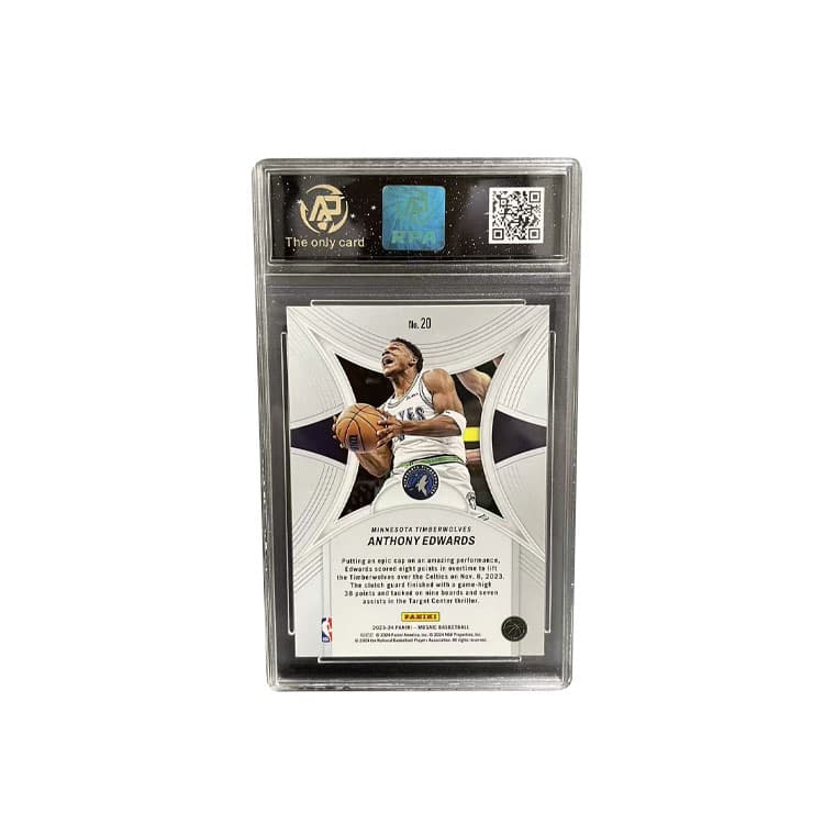 PANINI 2023 24 Баскетбол NBA Мозаика Энтони Эдвардс Звезды Серебряная Карта Классическая Коллекция ЭПИК Перформансес - изображение 2