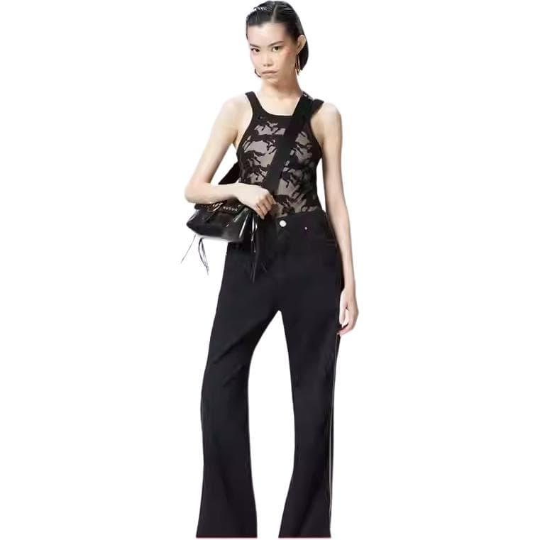 Майка PINKO FW25 Майка Женские Черный - изображение 1